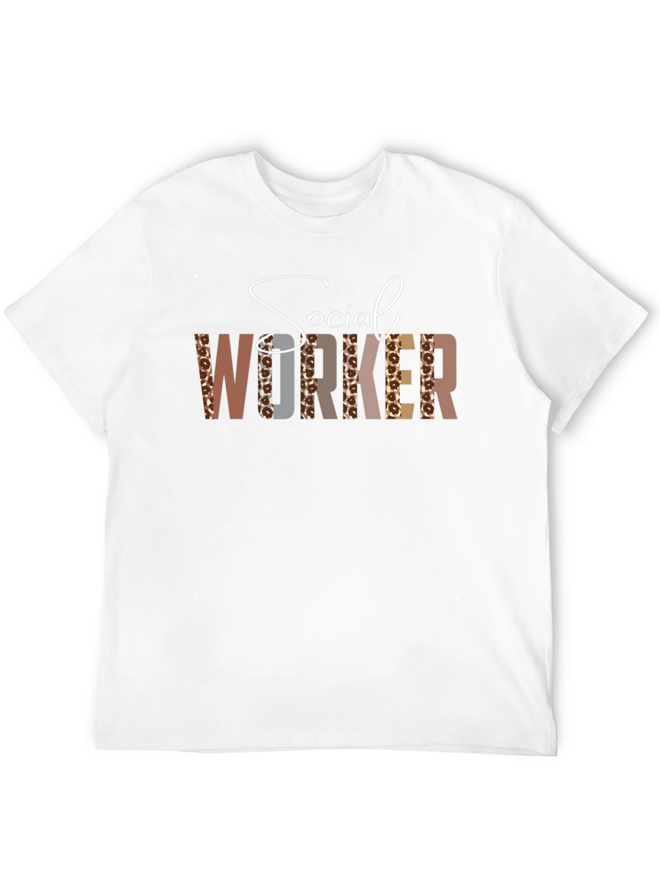 Social Worker Graphic T-Shirt Crew Neck