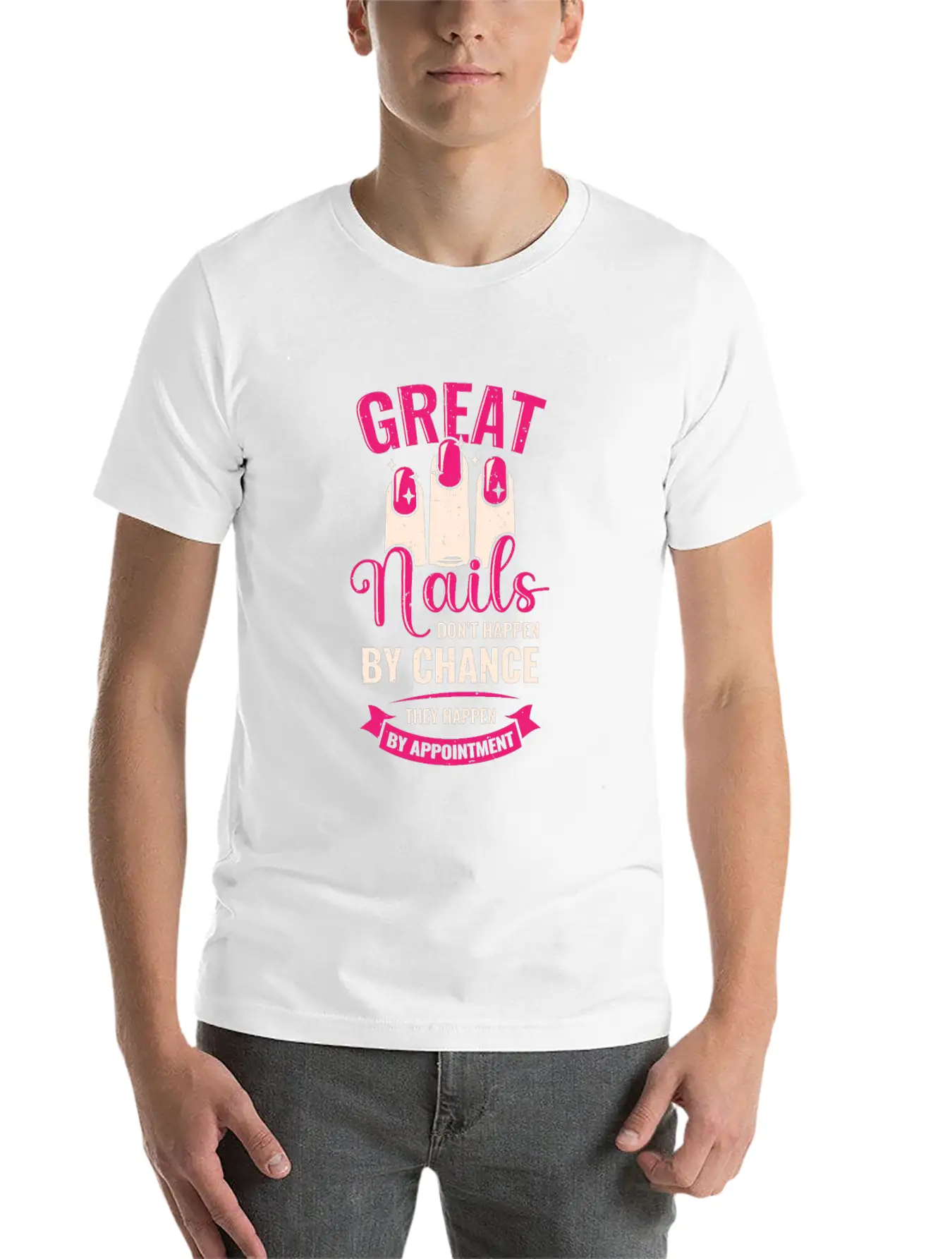 Nail Tech Technologist Profession Manicurist Gift Stylish Everyday T-Shirt – Unisex Basic Cotton Tee