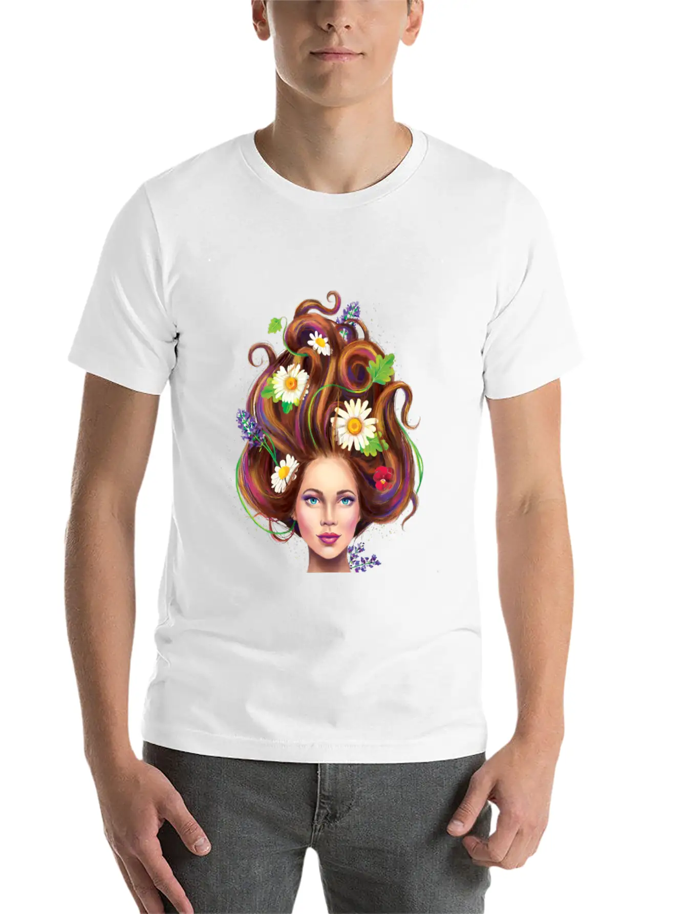 Natural Hair Unisex Short Sleeve Soft Cotton T-Shirt – Casual Everyday Wear