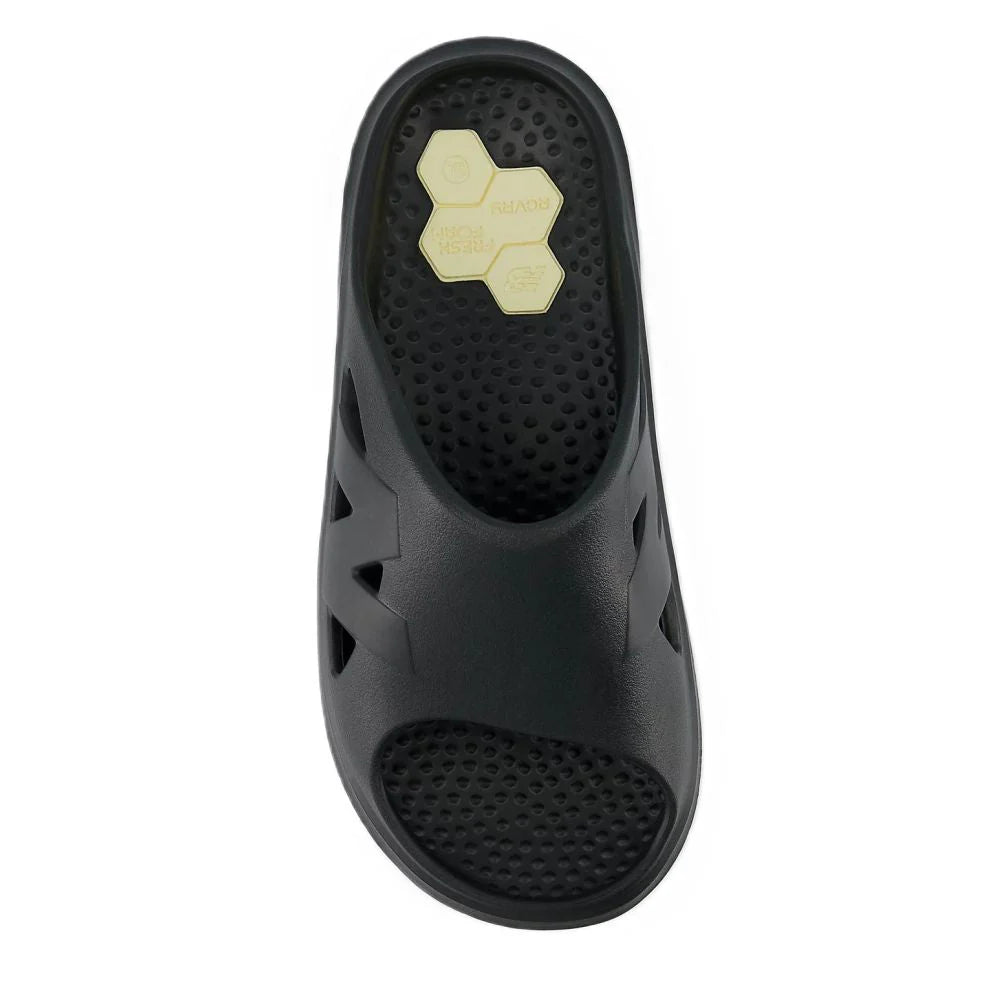 New Balance Fresh Foam RCVRY Slide in Phantom with Parchment