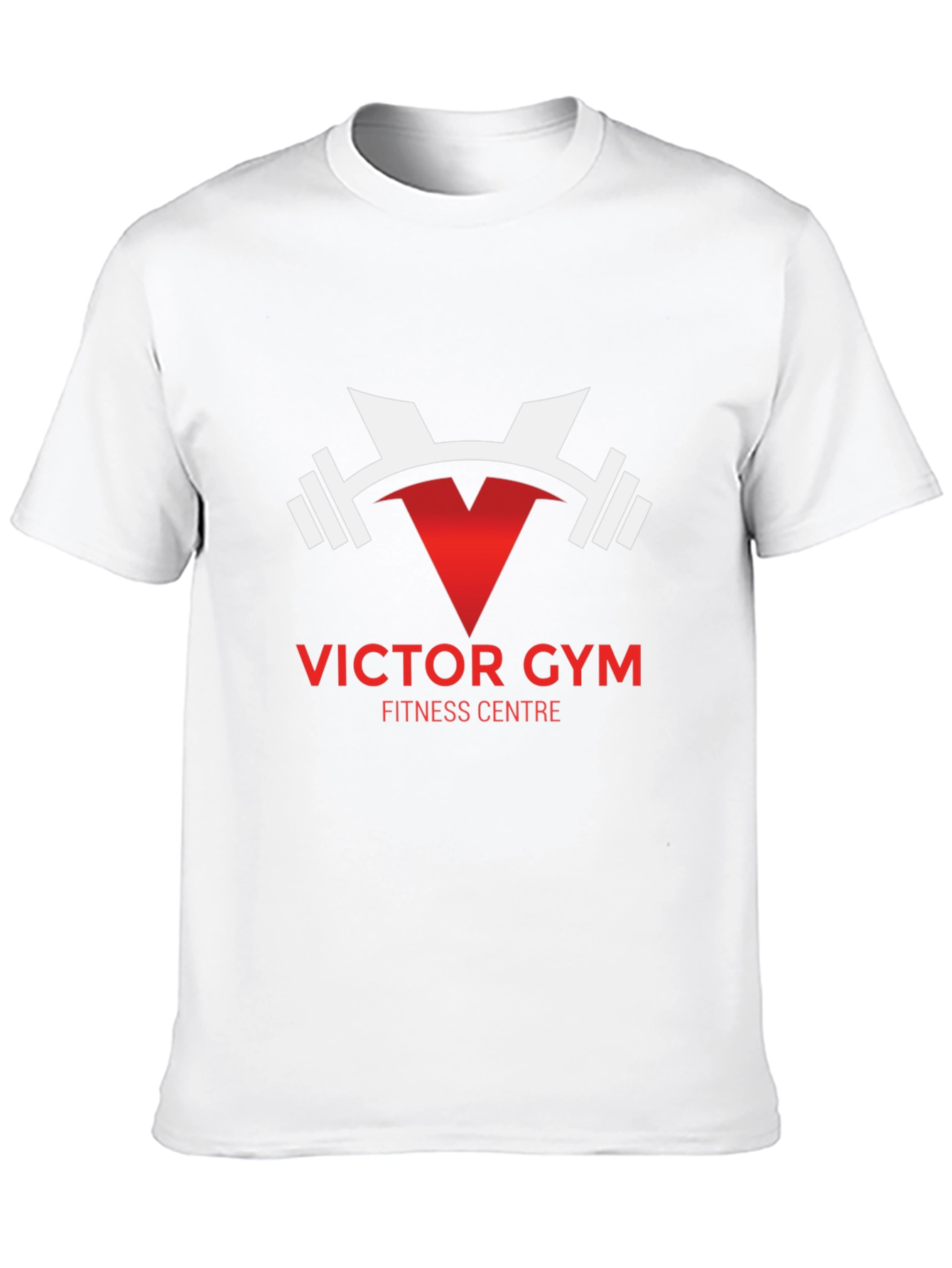Victor Gym Fitness Center Black T-Shirt