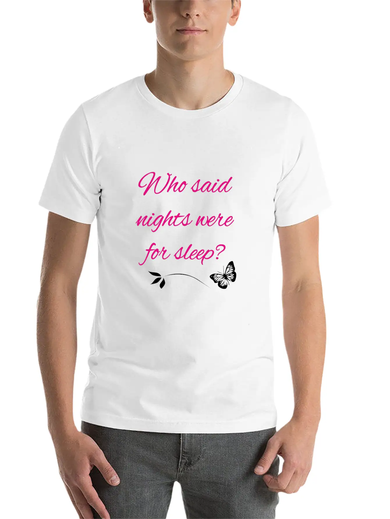 Nights Were For Sleep Stylish Everyday T-Shirt – Unisex Basic Cotton Tee