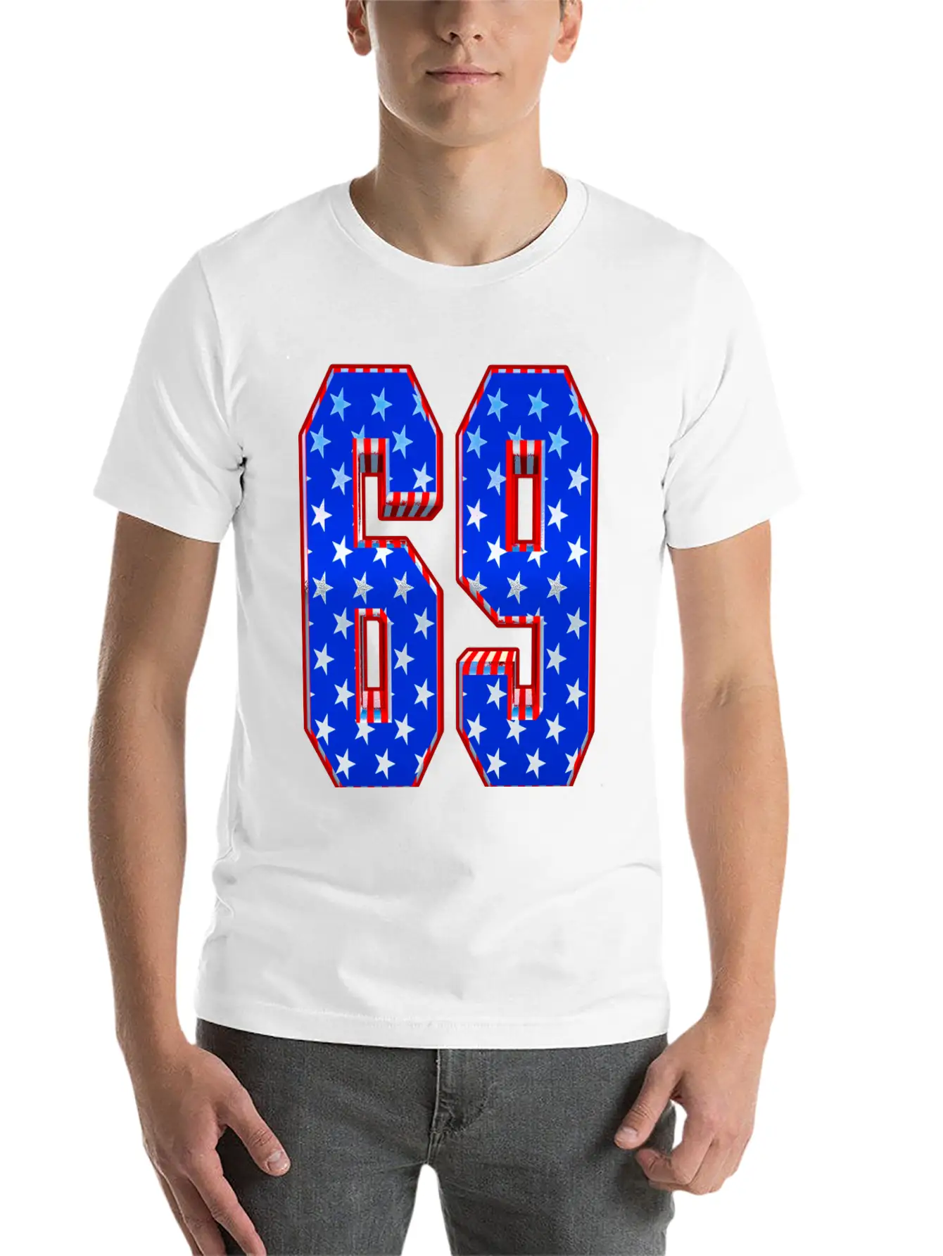 Number 69 Stylish Everyday T-Shirt – Unisex Basic Cotton Tee