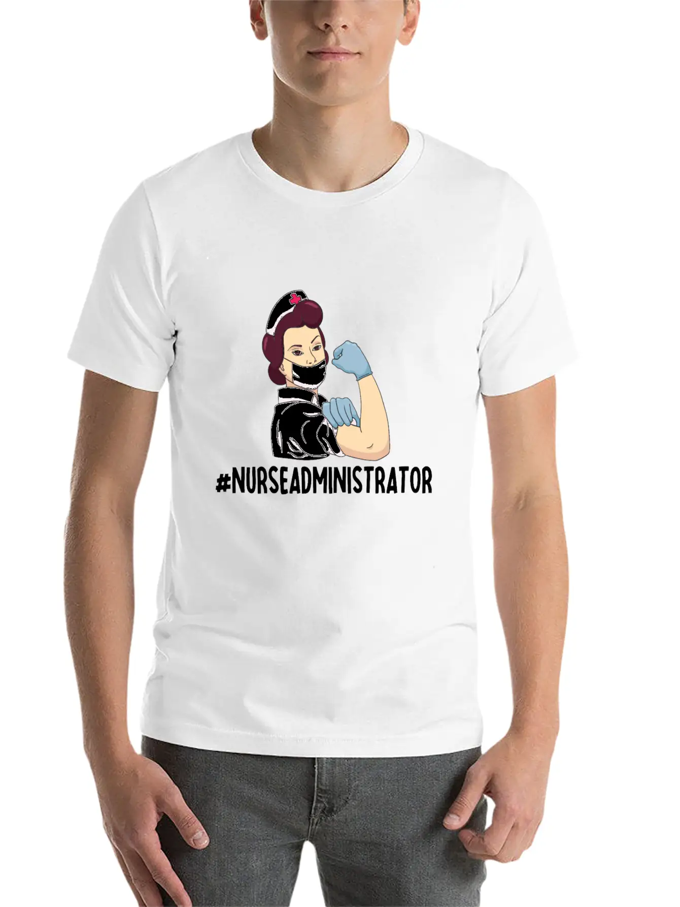 Nurse Administrator Apparel Nursing Stylish Everyday T-Shirt – Unisex Basic Cotton Tee