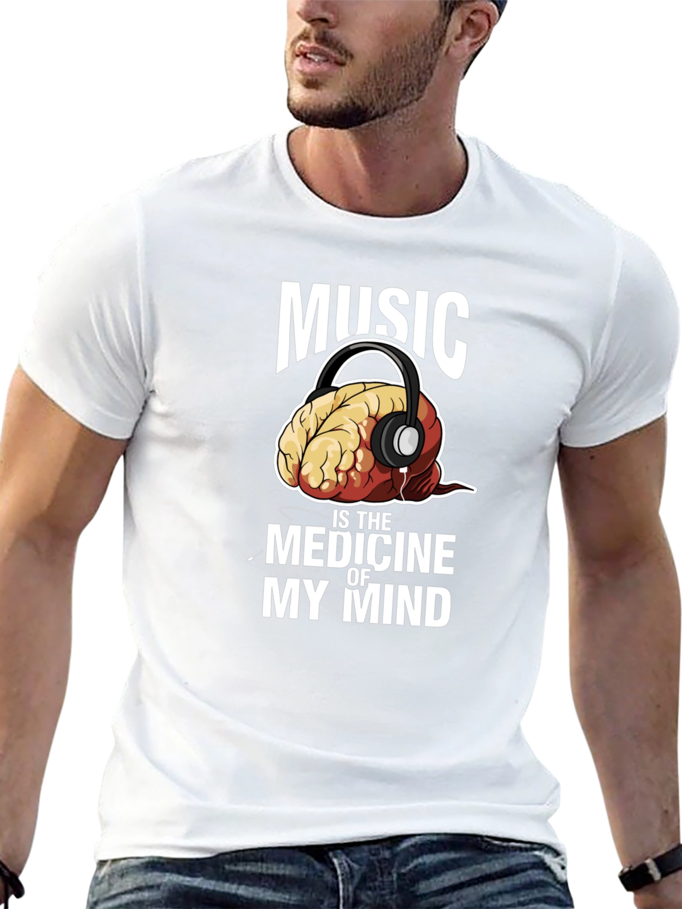 Music is The Medicine of My Mind Graphic Tee
