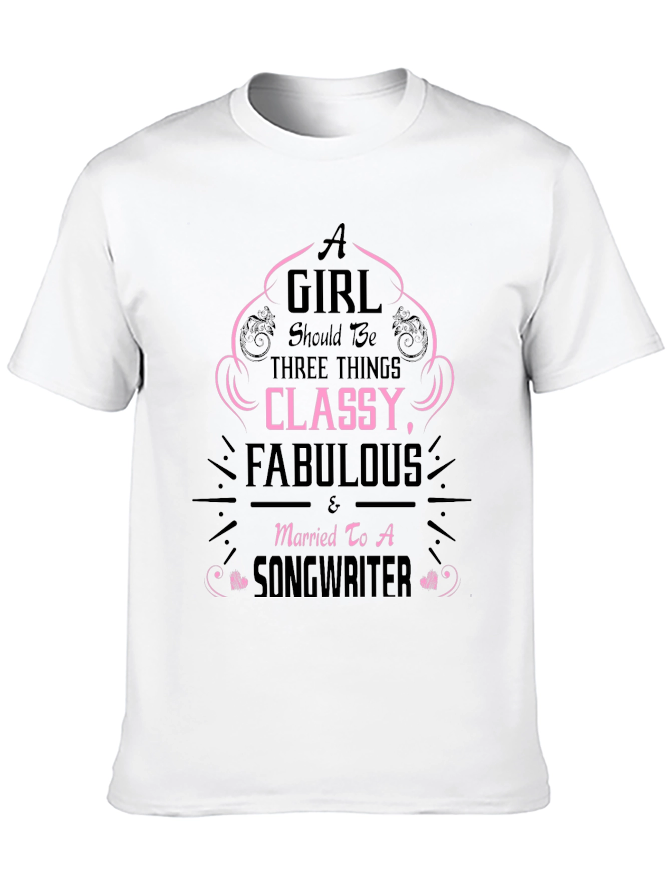 Classy Songwriter Wife Graphic Tee