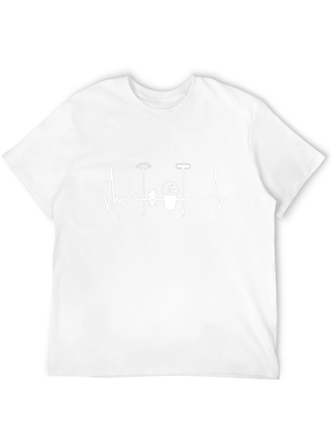 Cleaning Life T-Shirt | Heartbeat Design