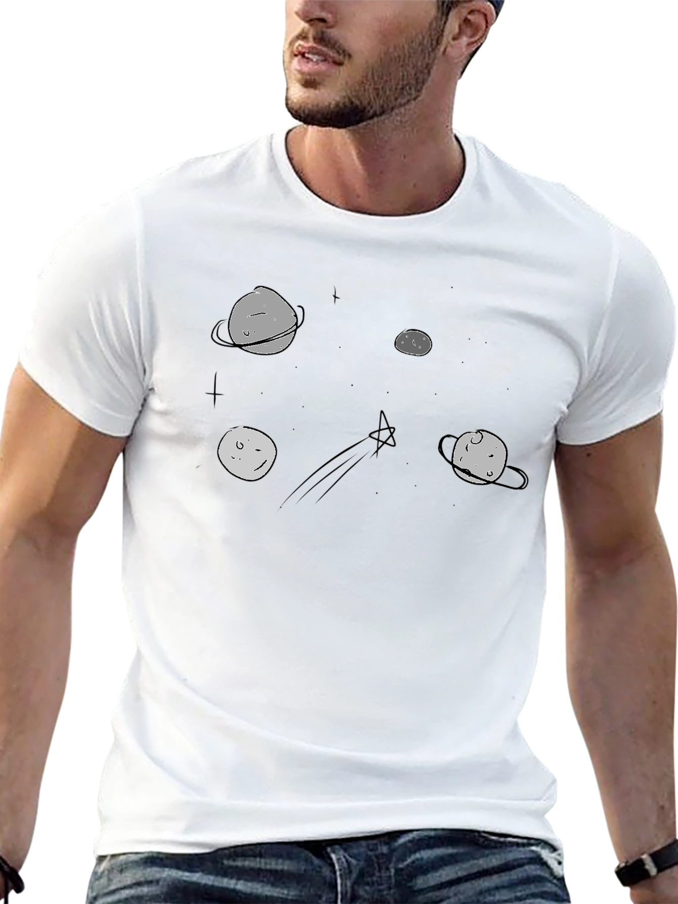 Planetary Dreams T-Shirt - Black