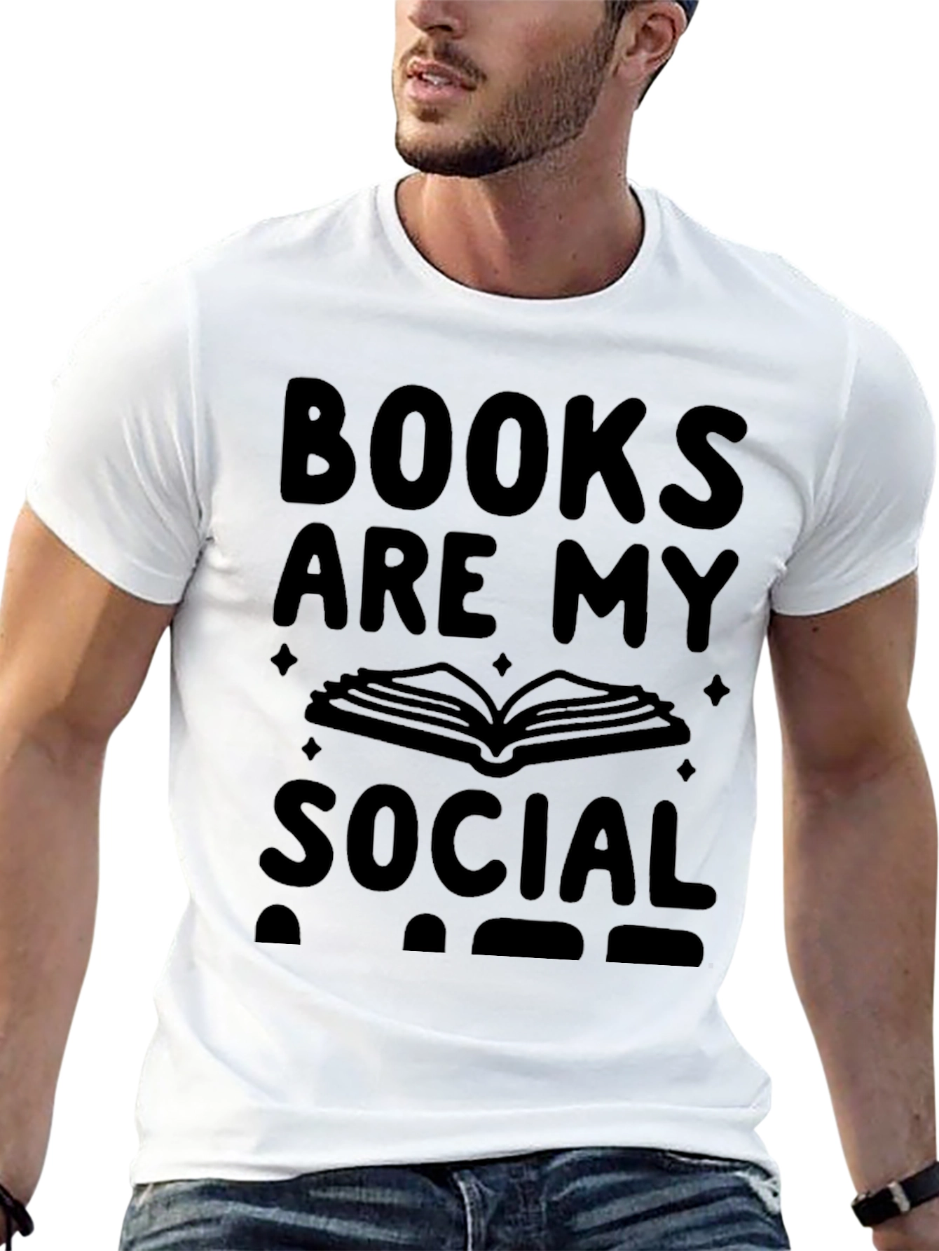 Books Are My Social Life T-Shirt