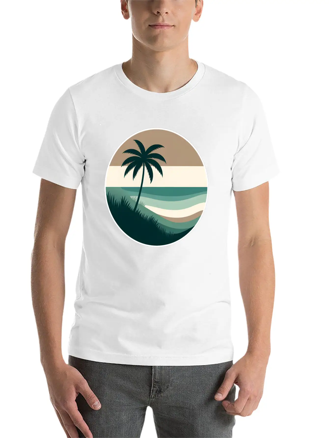 Ocean Breeze Unisex Short Sleeve Soft Cotton T-Shirt – Casual Everyday Wear