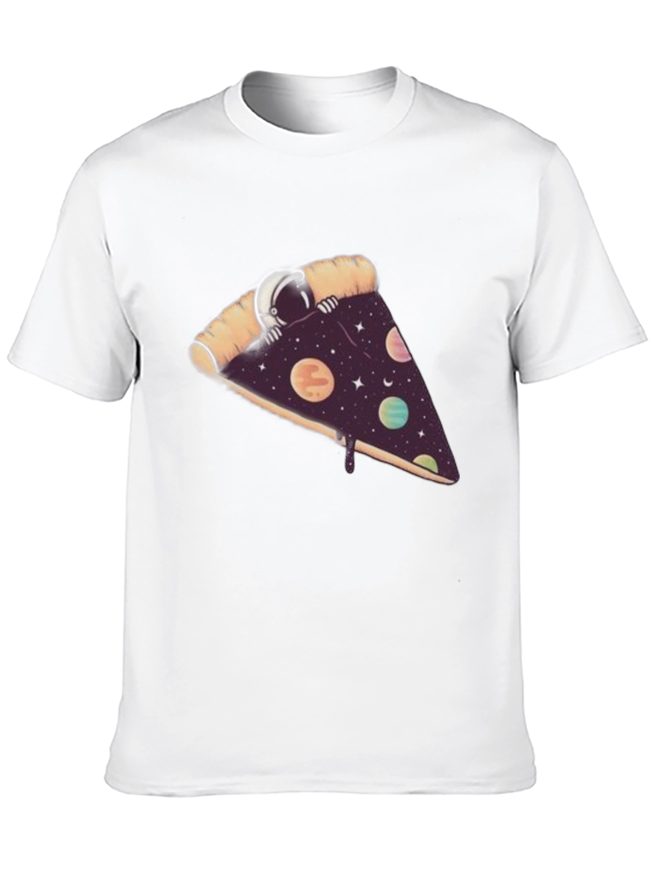 Space Pizza T-Shirt - Unique Graphic Tee