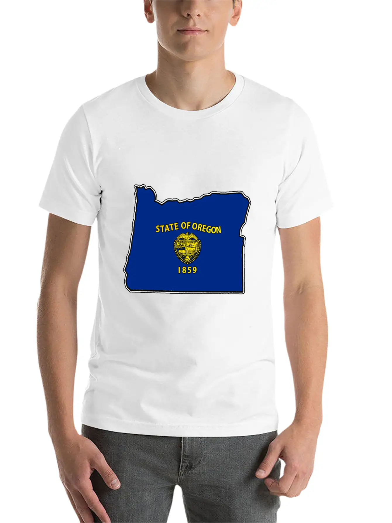 Ohio Flag Map Comfortable Minimalist Graphic Tee – Summer Style Essential