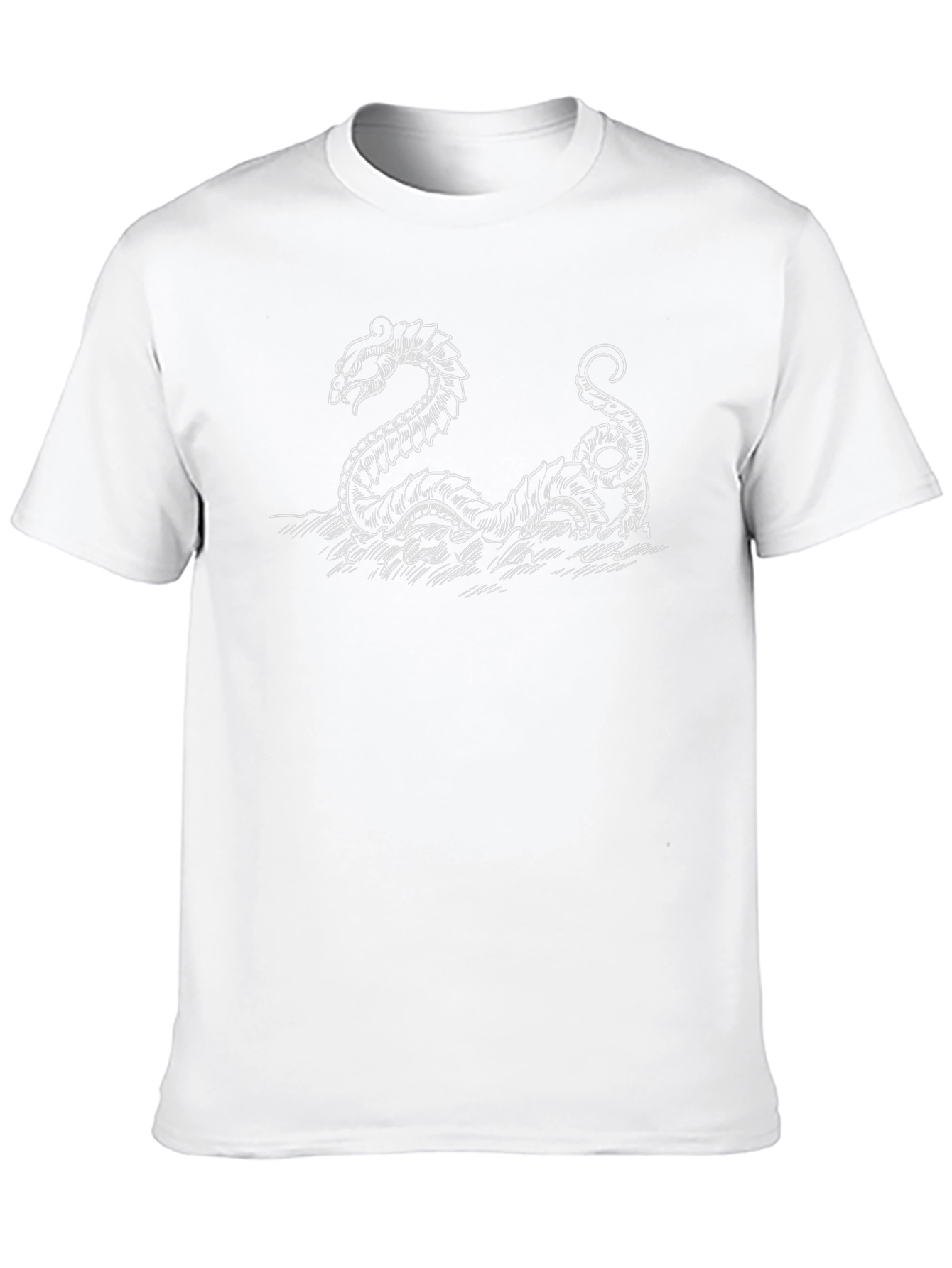Sea Serpent Graphic Tee - Black
