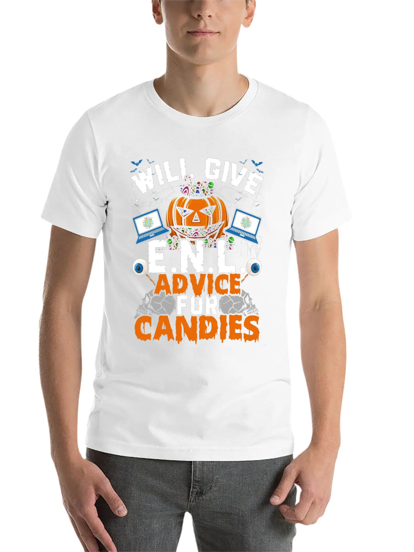 Online Class Distance Learning ENL Teacher Funny Timeless Short Sleeve Tee – Comfy And Minimalist Design