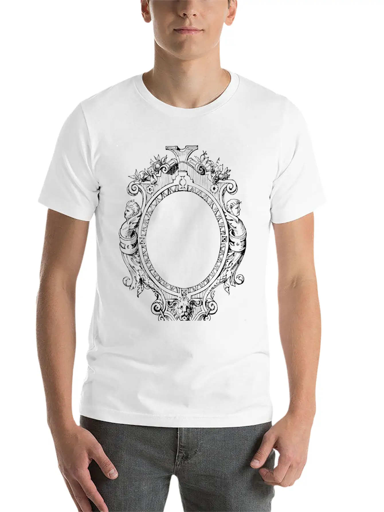 Ornate Frame 11 Essential Unisex Summer Tee – Soft Cotton Casual Fit