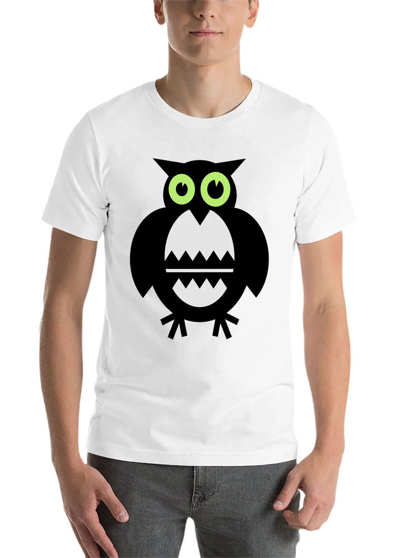 Owl Basic Graphic T-Shirt – Daily Comfort In Soft Cotton
