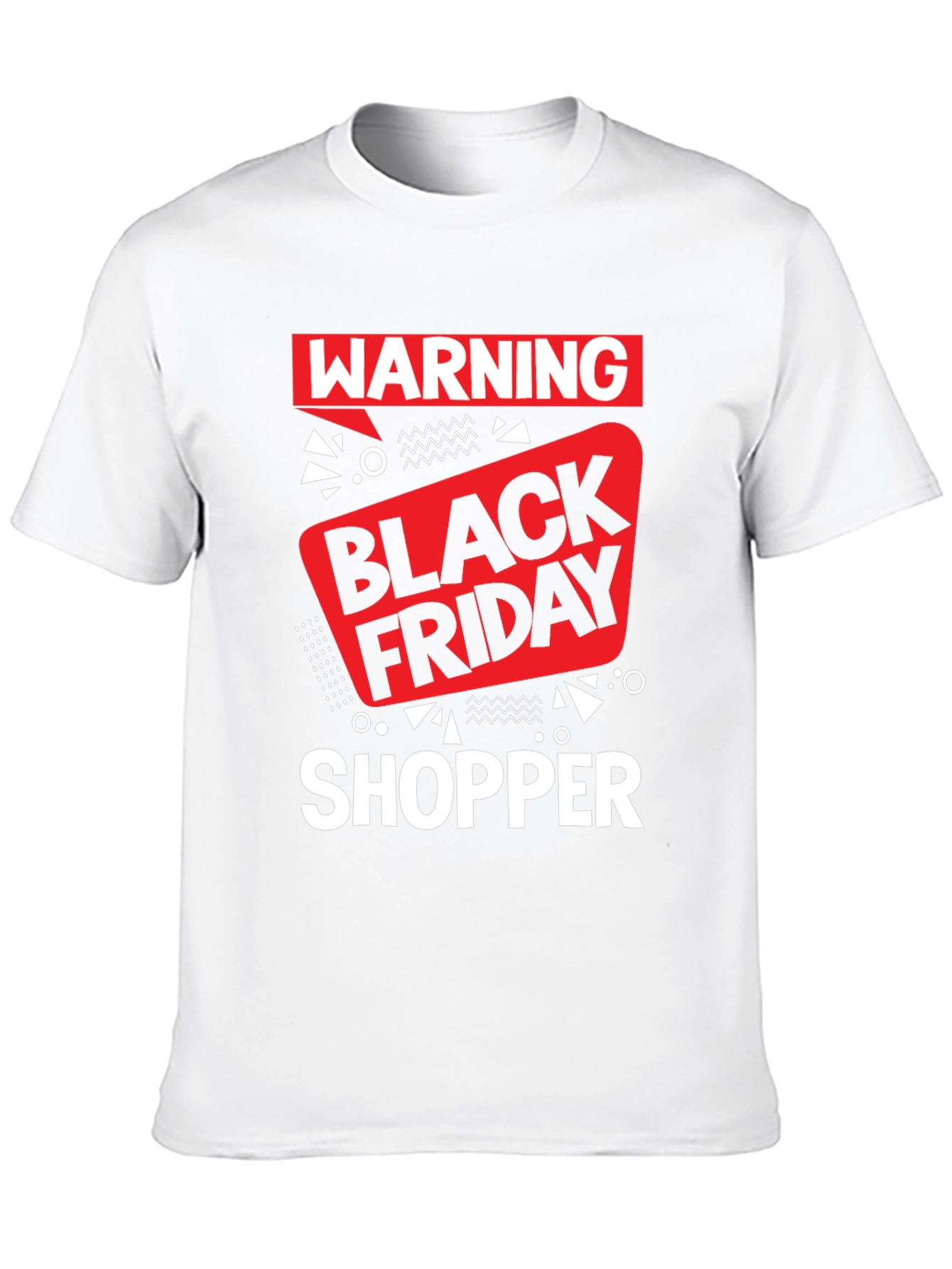 Warning Black Friday Shopper Graphic Tee