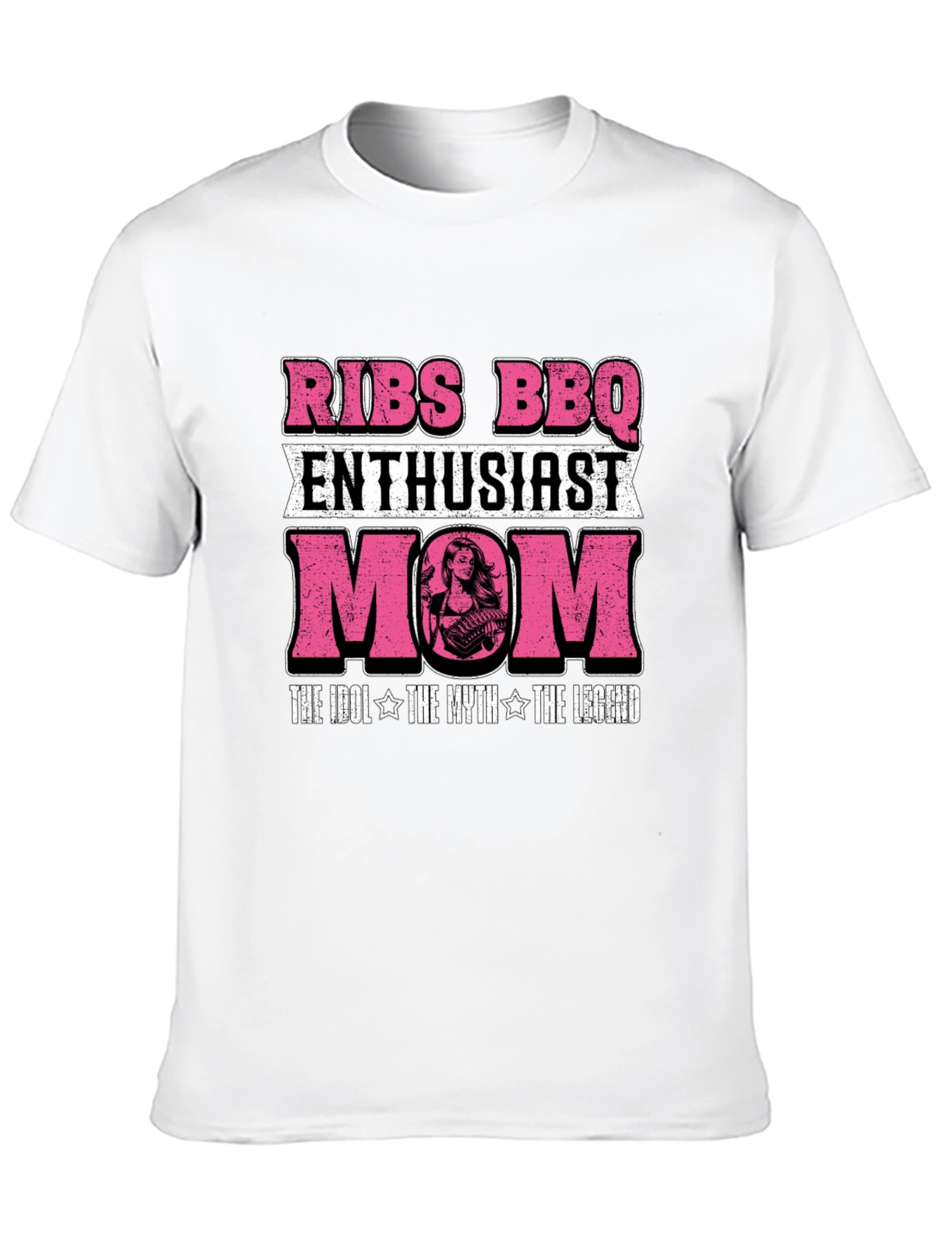 Ribs BBQ Enthusiast Mom T-Shirt - Grill Legend