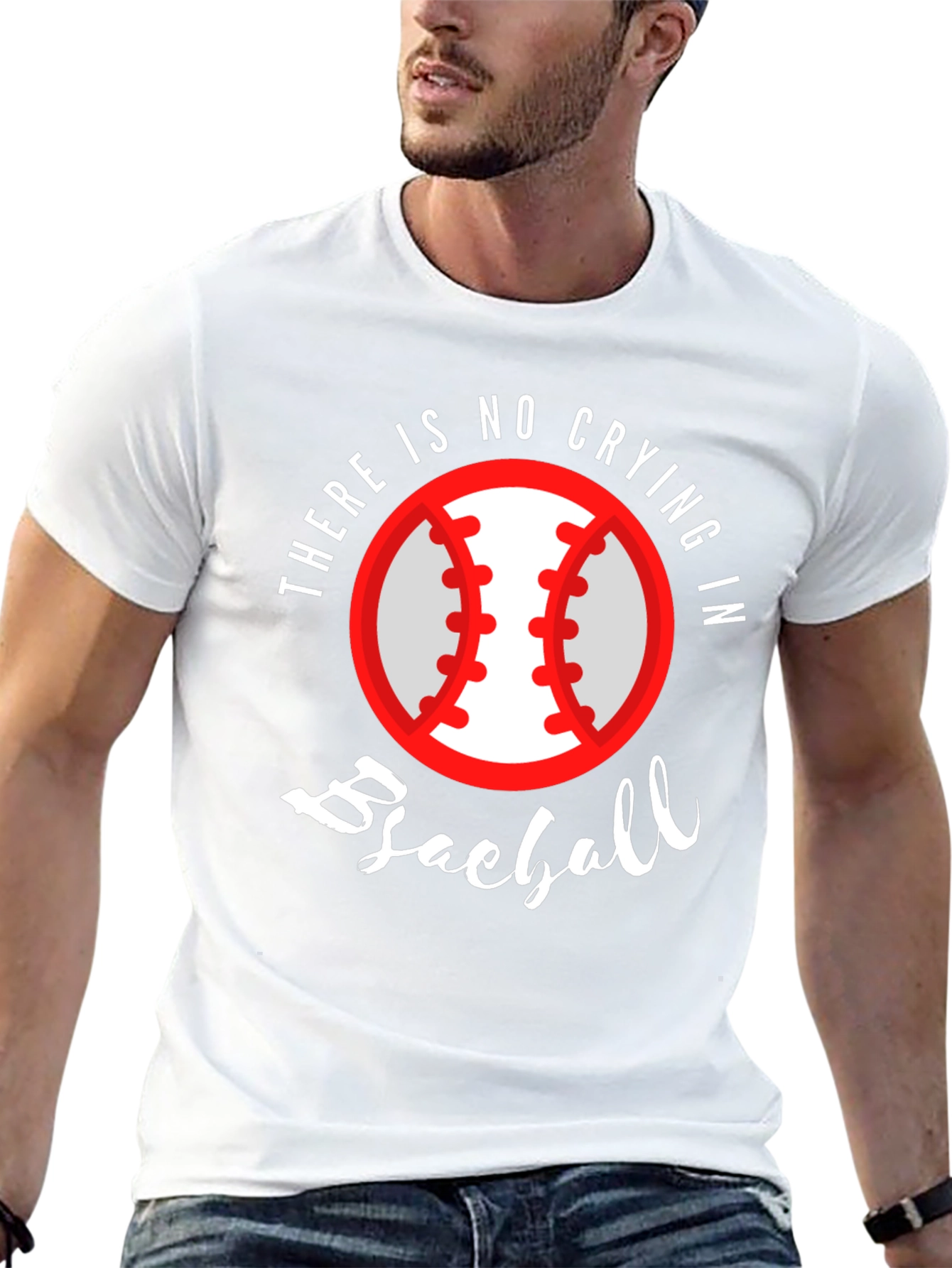 No Crying in Baseball Graphic Tee