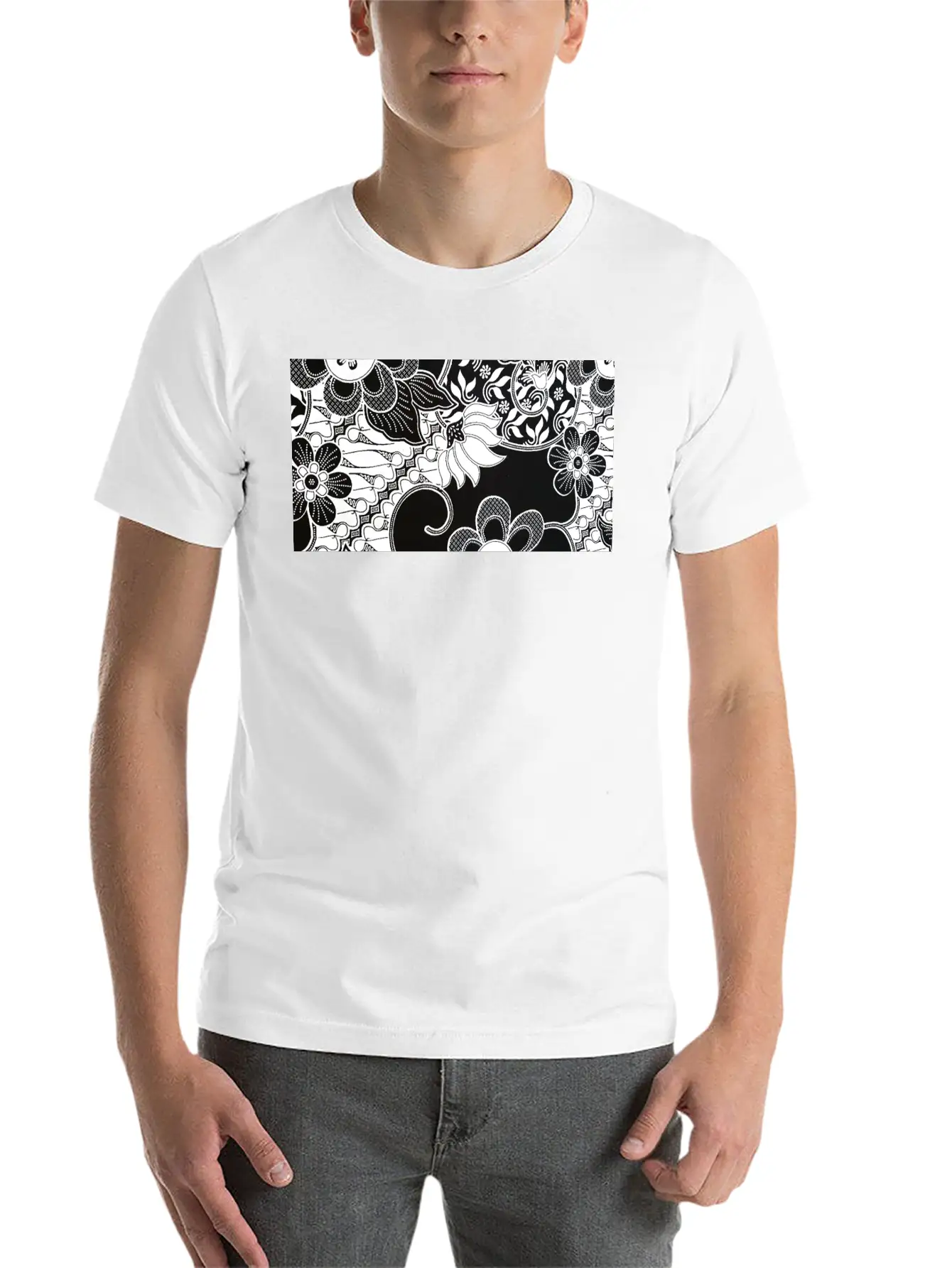Paisley BATIK Bali Style Essential Unisex Summer Tee – Soft Cotton Casual Fit