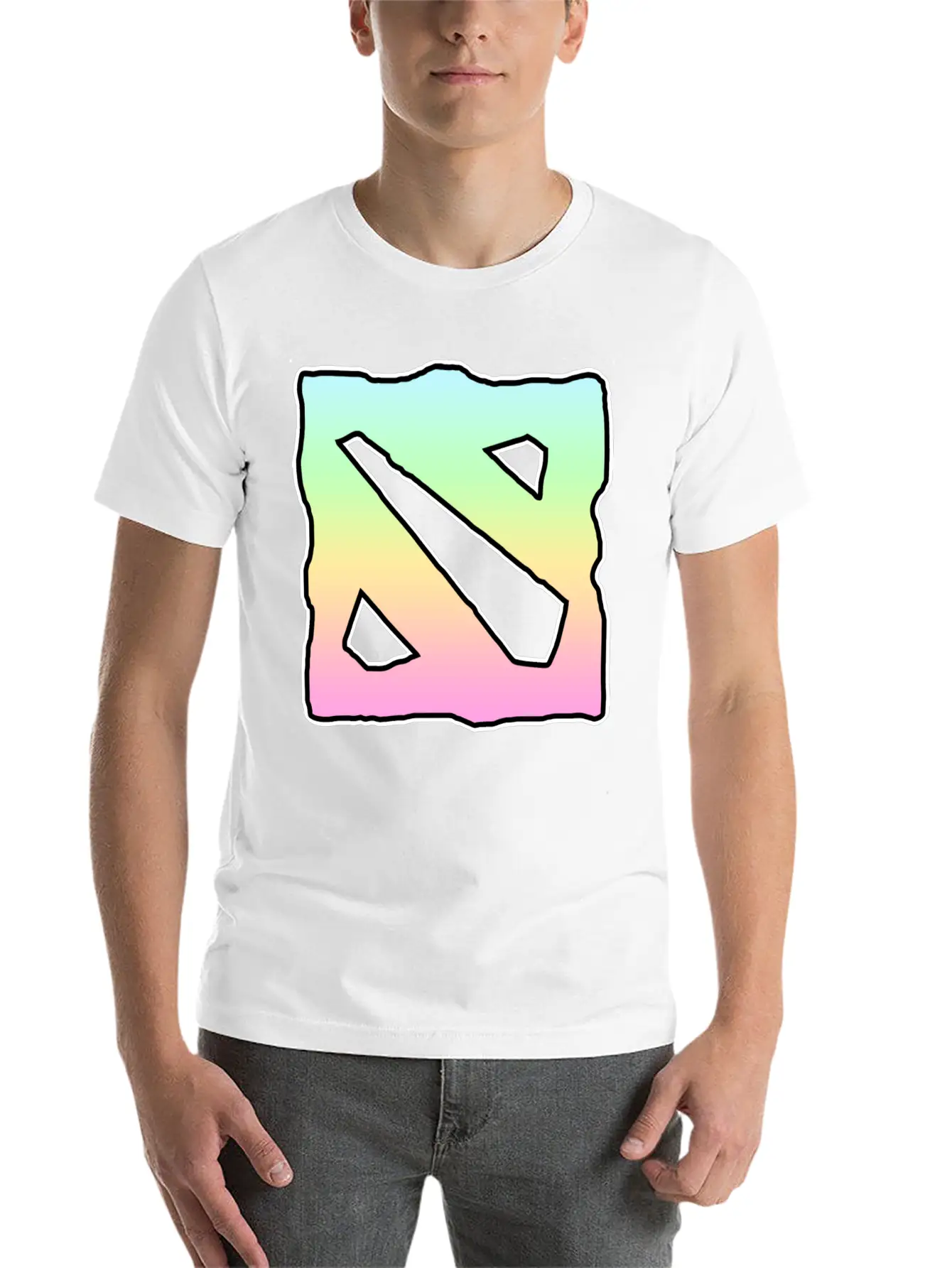 Pastel Basic Graphic T-Shirt – Daily Comfort In Soft Cotton