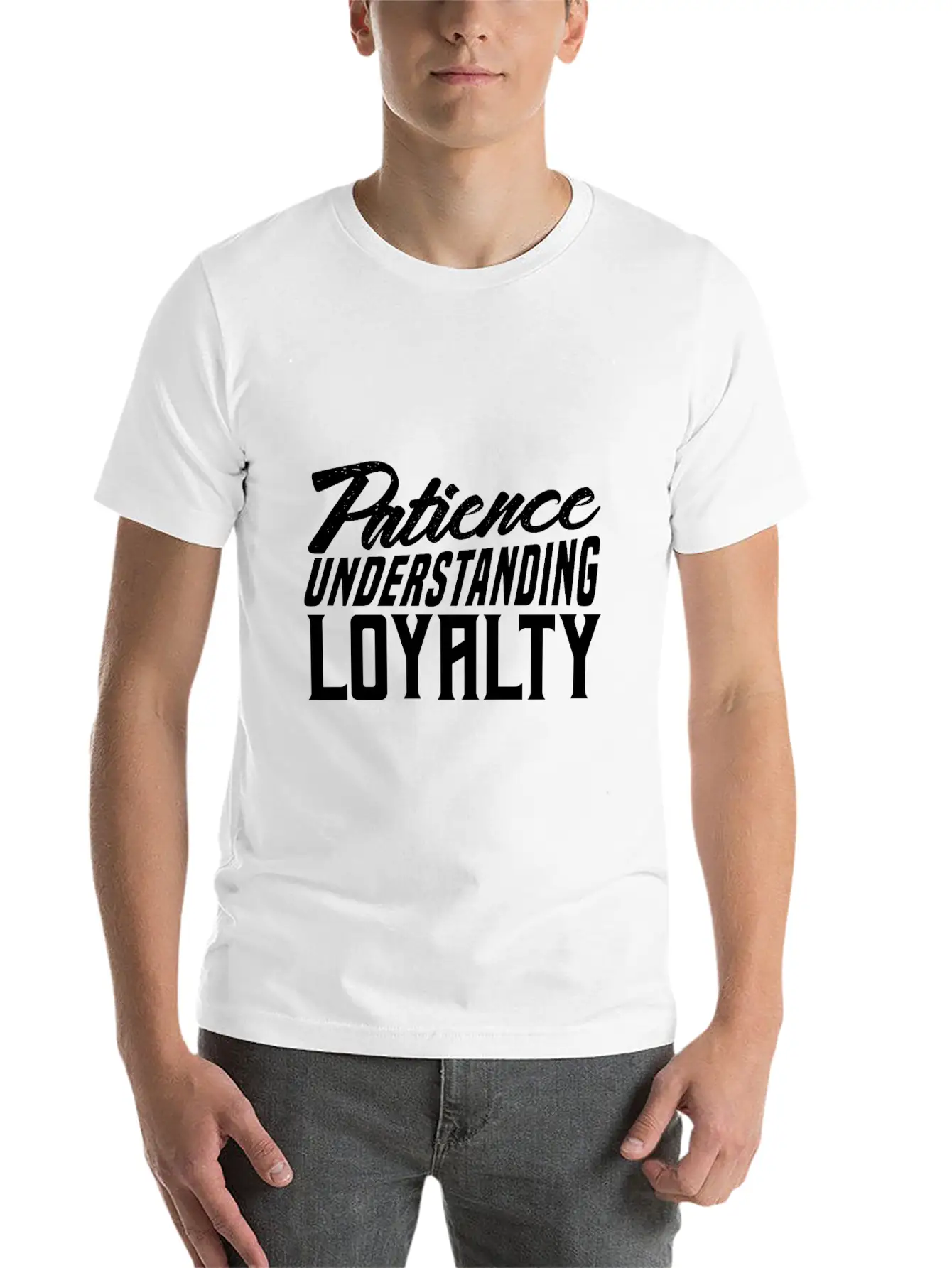 Patience Understanding Loyalty Comfortable Minimalist Graphic Tee – Summer Style Essential