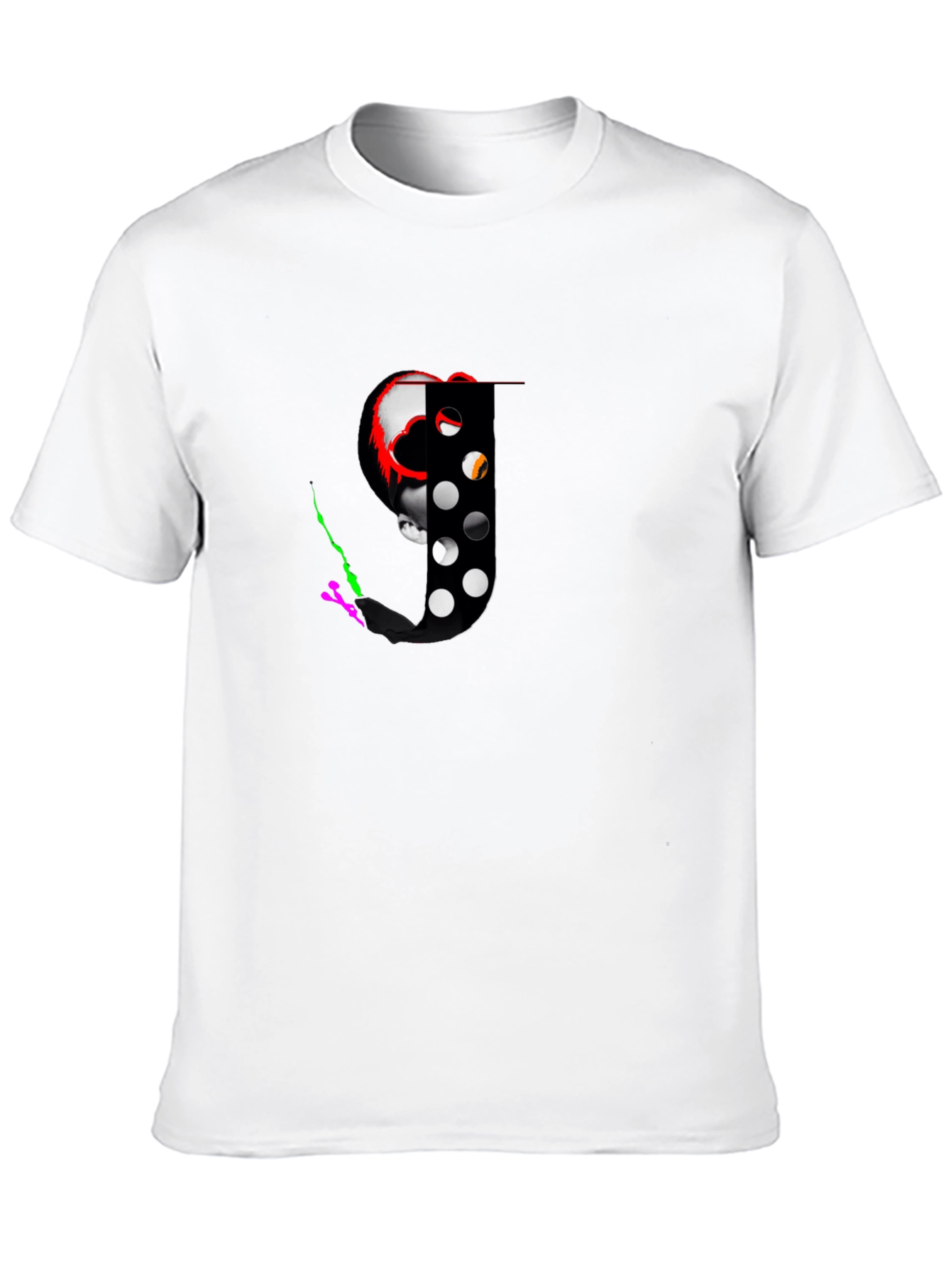 Skull & Hockey Mask Graphic Tee - Black
