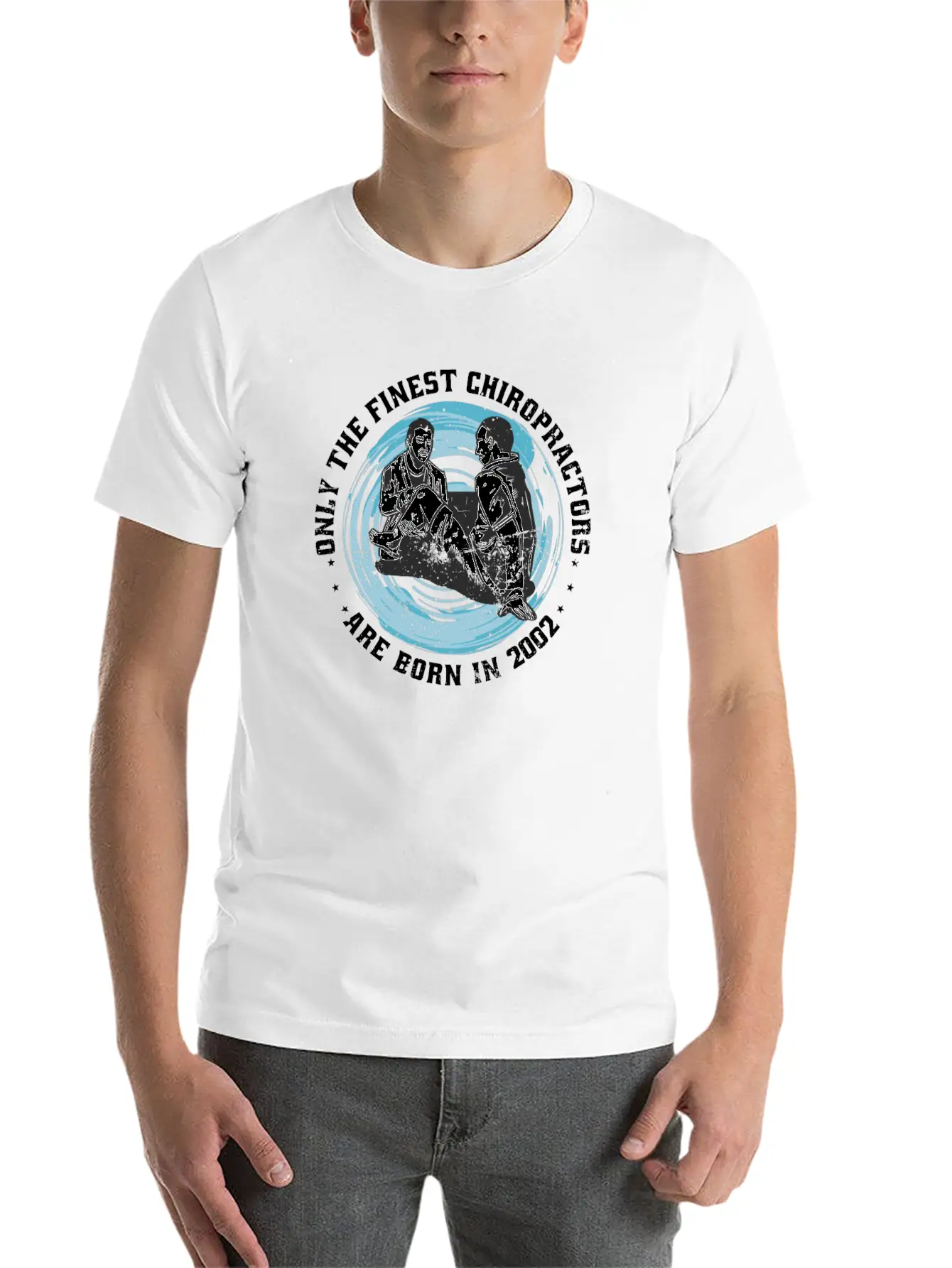 Physiotherapy Born In 2002 Vintage Birthday Essential Unisex Summer Tee – Soft Cotton Casual Fit