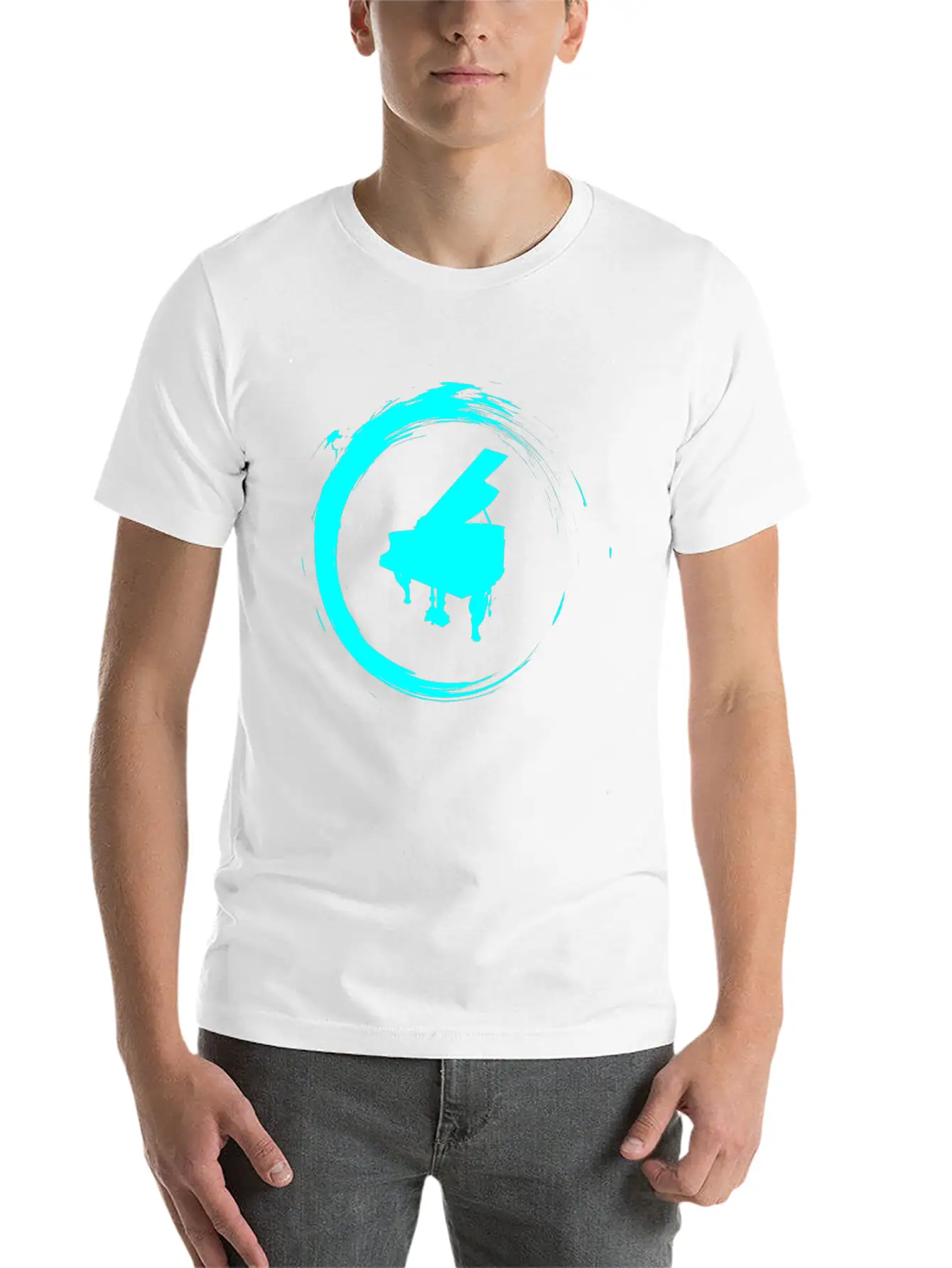 Piano Relaxed Everyday Tee – Lightweight And Durable Cotton