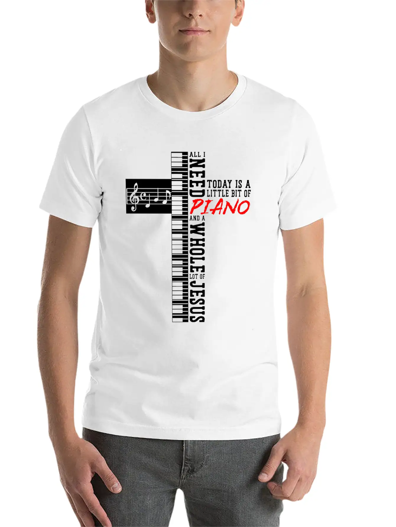 Piano Teacher Pianist Keyboard Timeless Short Sleeve Tee – Comfy And Minimalist Design
