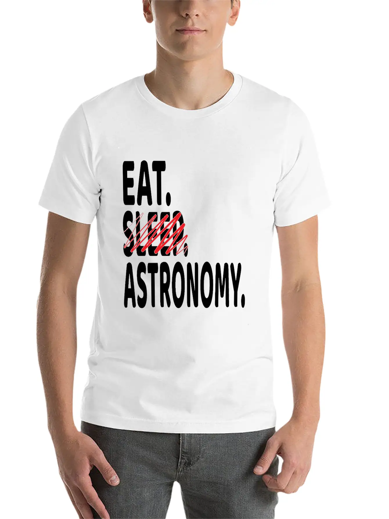 Pick Your Own Astronomical Obsession With This Unisex Casual T-Shirt – Clean Design For Daily Comfort
