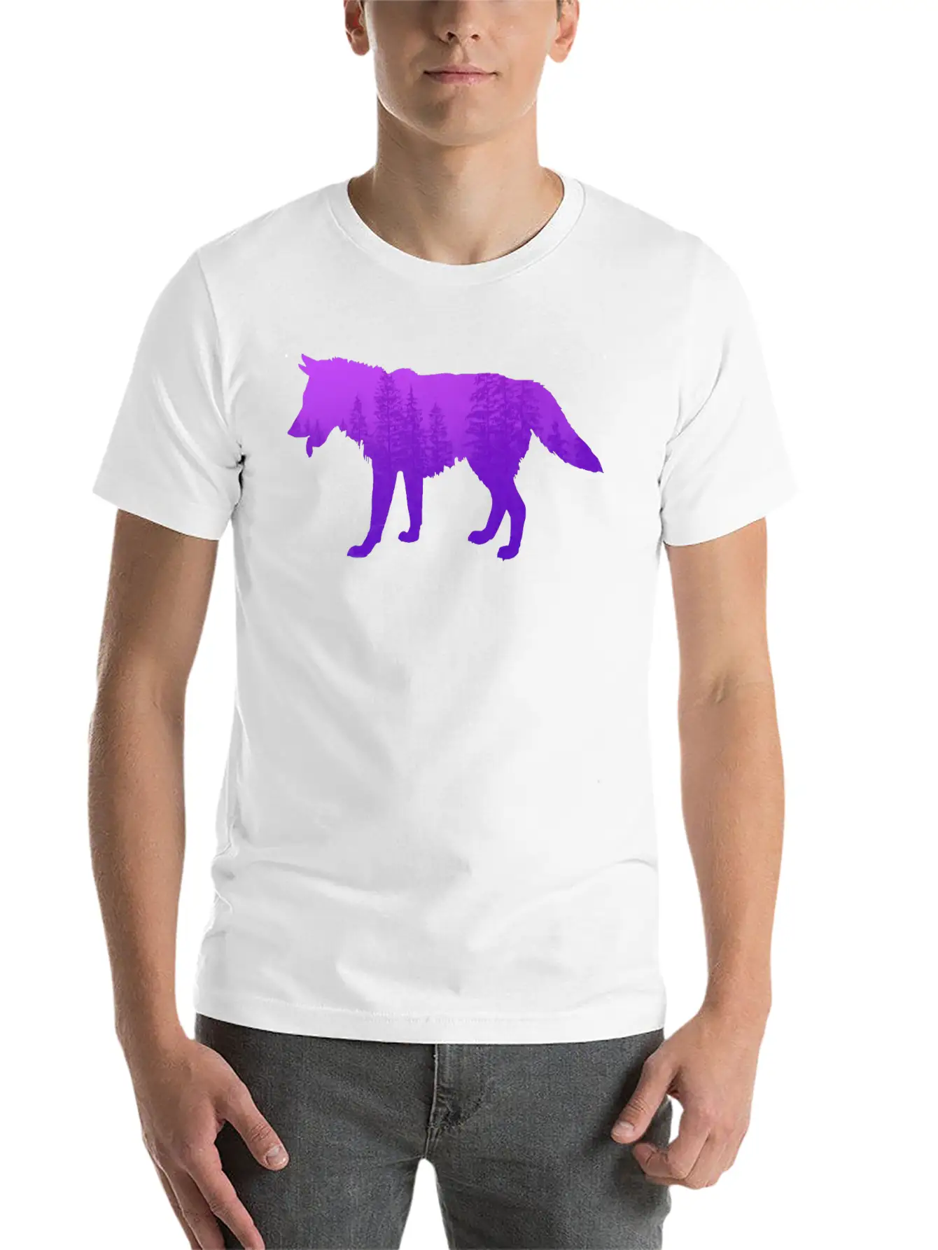 Pink Wolf Stylish Everyday T-Shirt – Unisex Basic Cotton Tee