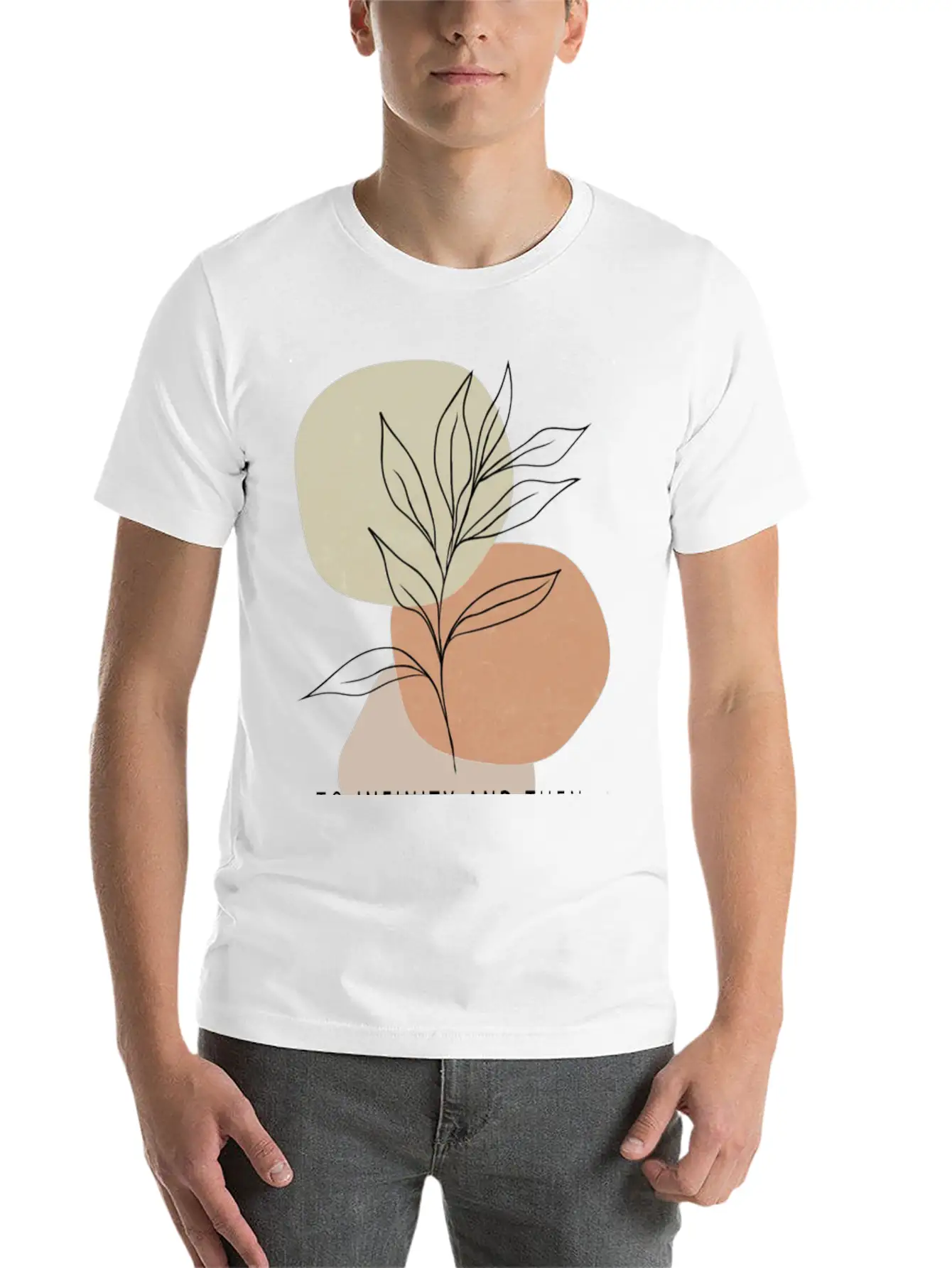 Plants Forever With One Line To Infinity And Then Timeless Short Sleeve Tee – Comfy And Minimalist Design