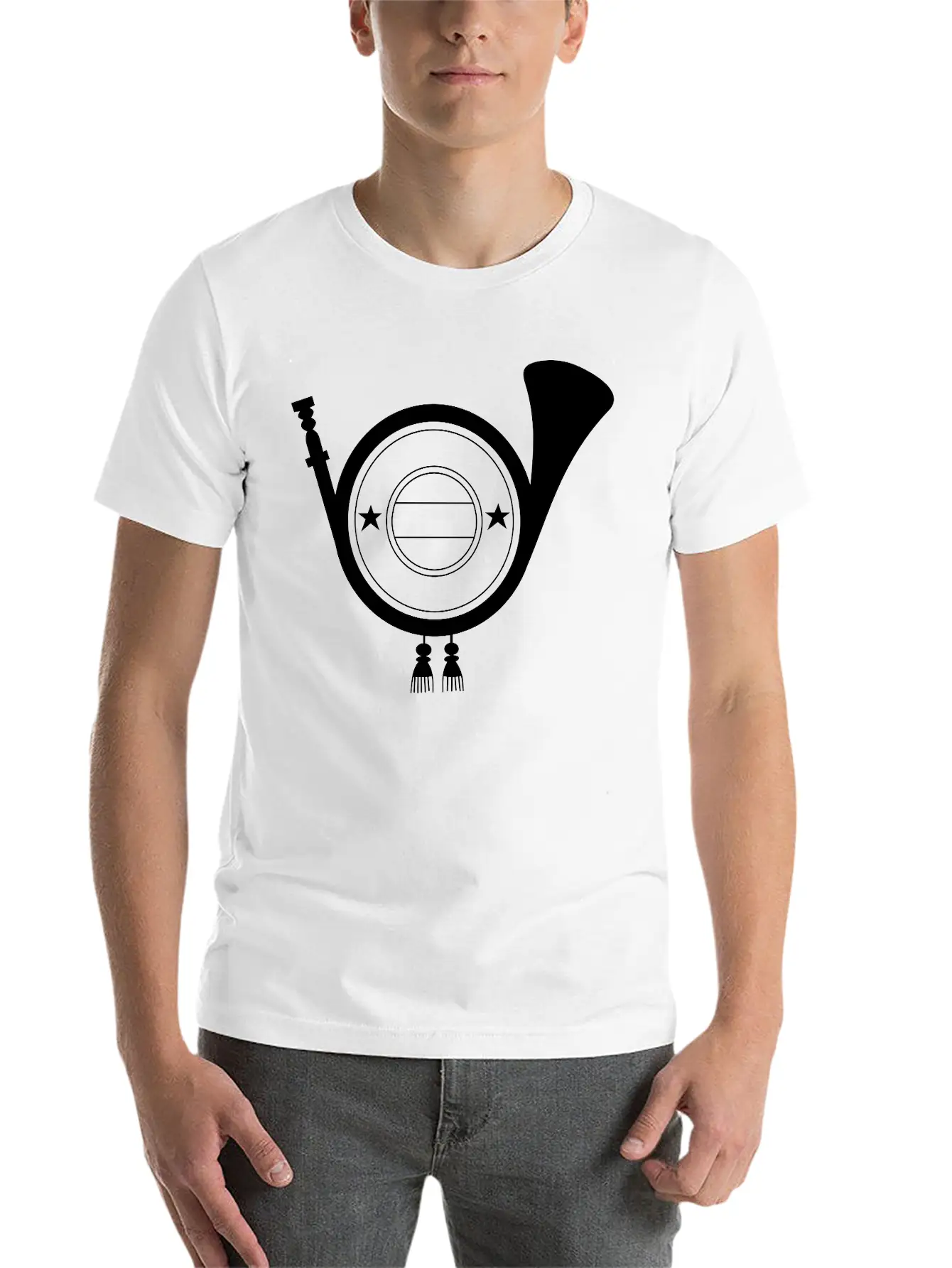Post Horn Emblem Basic Graphic T-Shirt – Daily Comfort In Soft Cotton