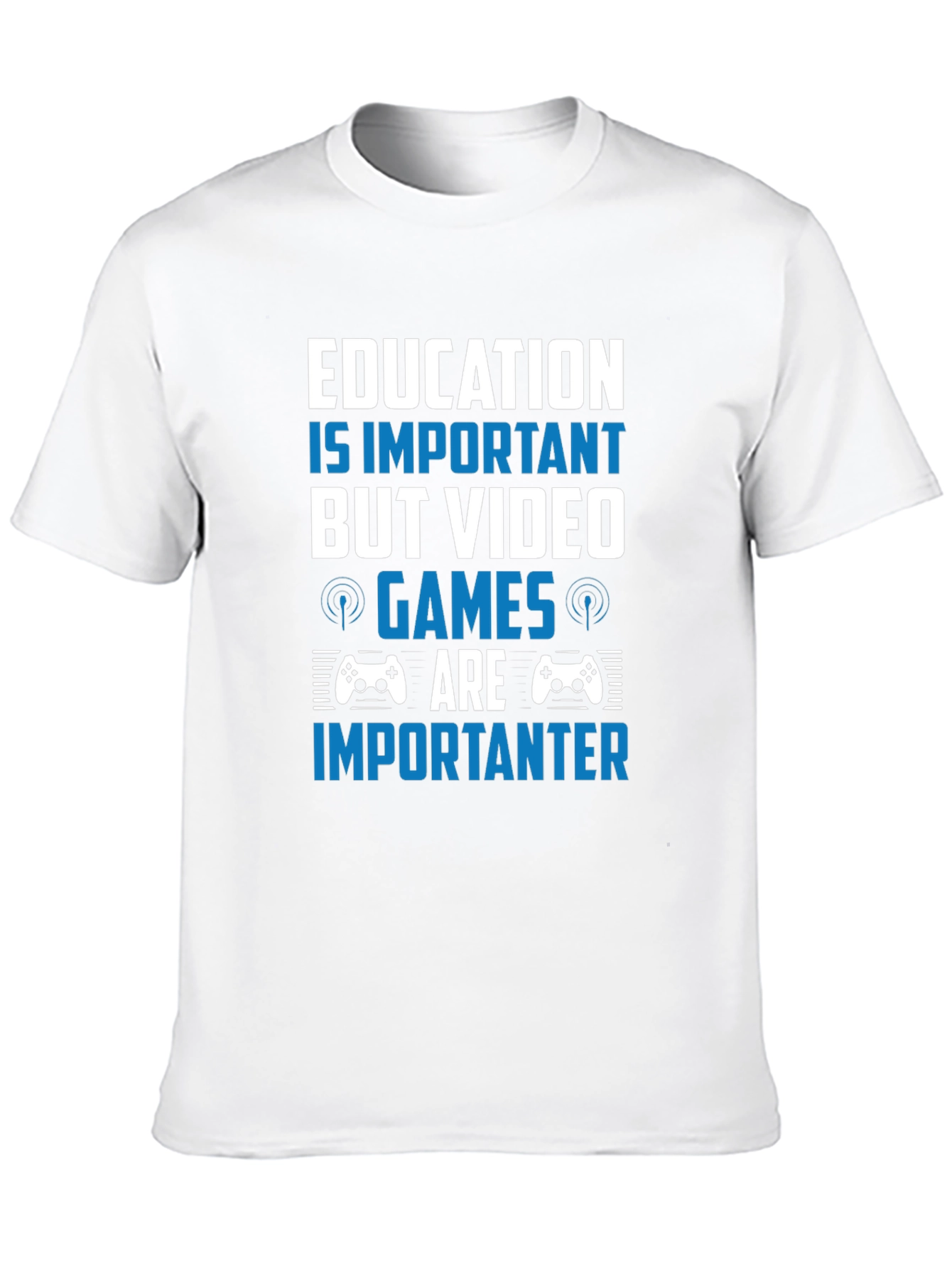 Education vs Video Games T-Shirt