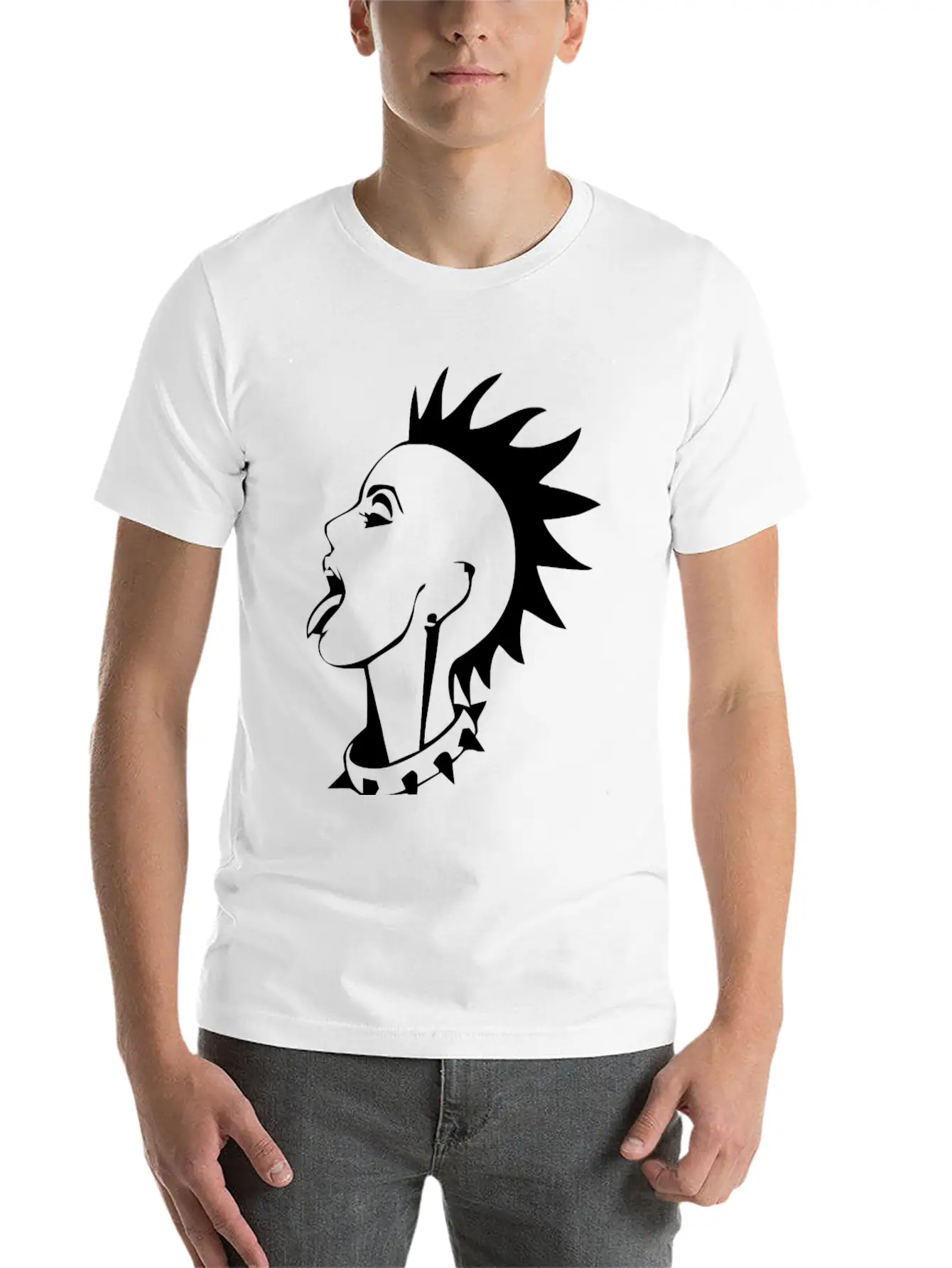 Punk Rock Girl Ska Music Band Stylish Everyday T-Shirt – Unisex Basic Cotton Tee