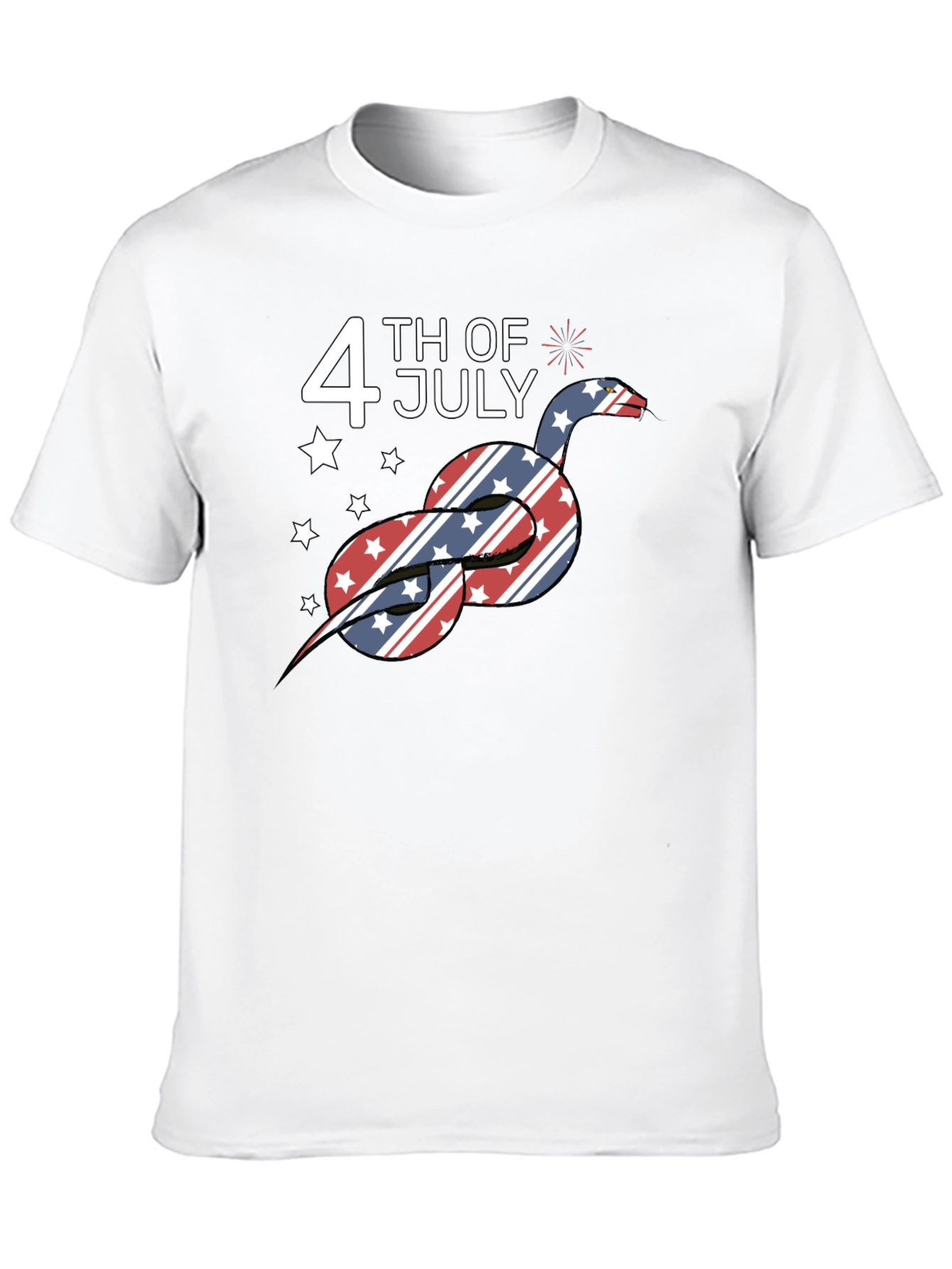 Patriotic Snake 4th of July T-Shirt