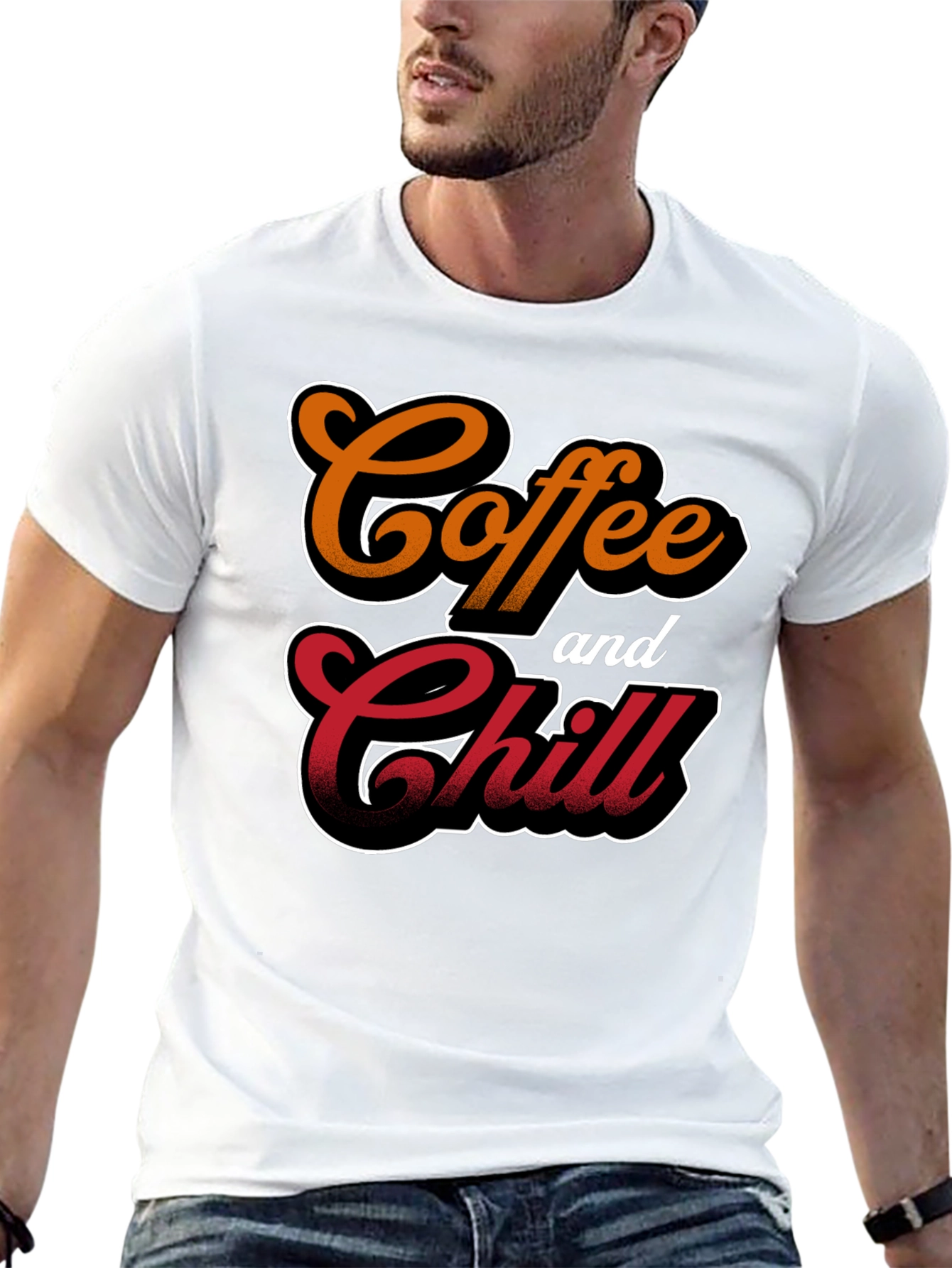 Coffee and Chill Black T-Shirt