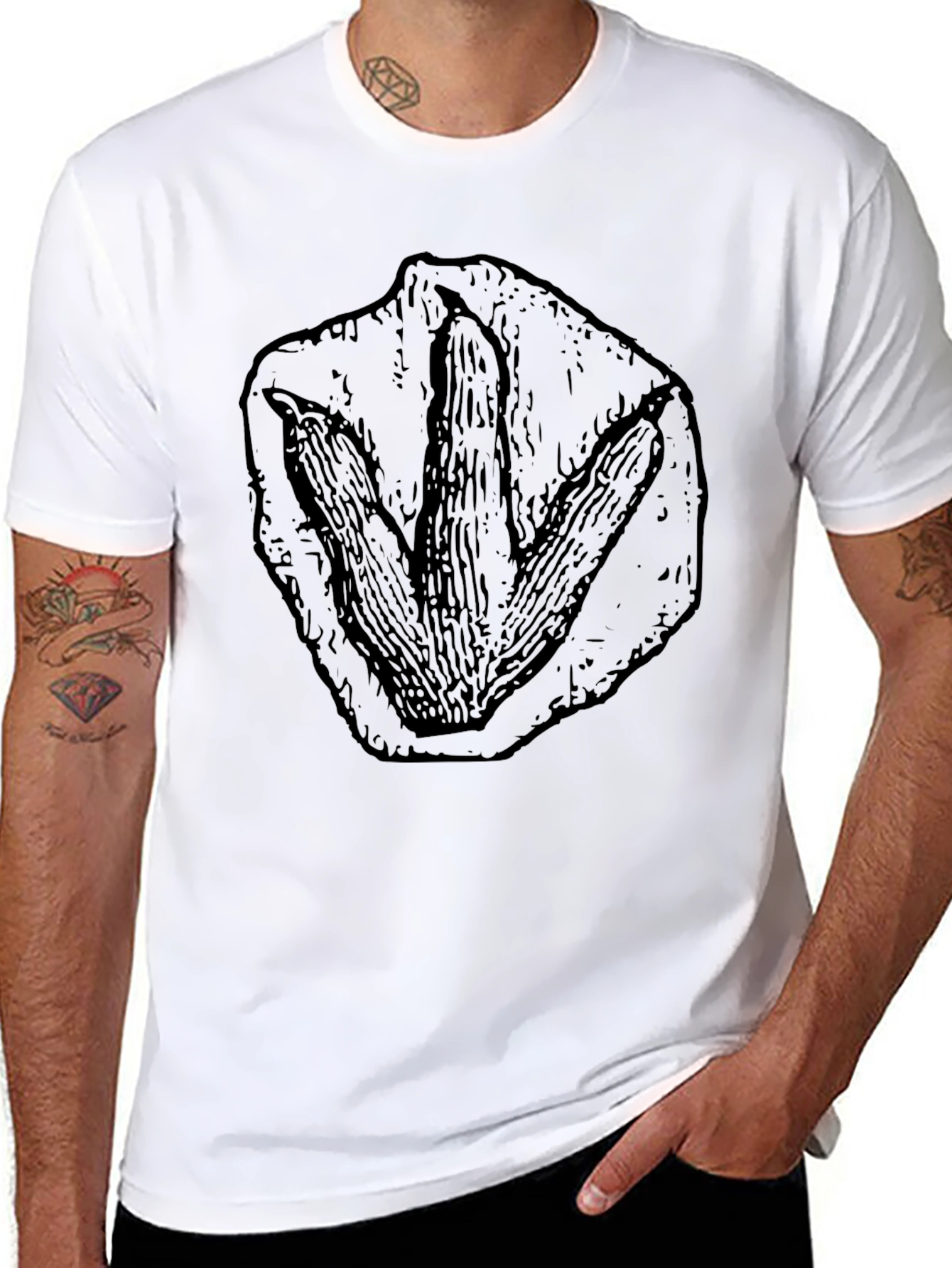 Dinosaur Footprint Graphic Tee