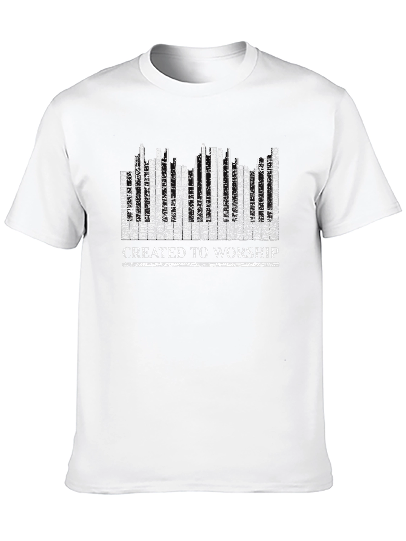 Created To Worship Black Tee