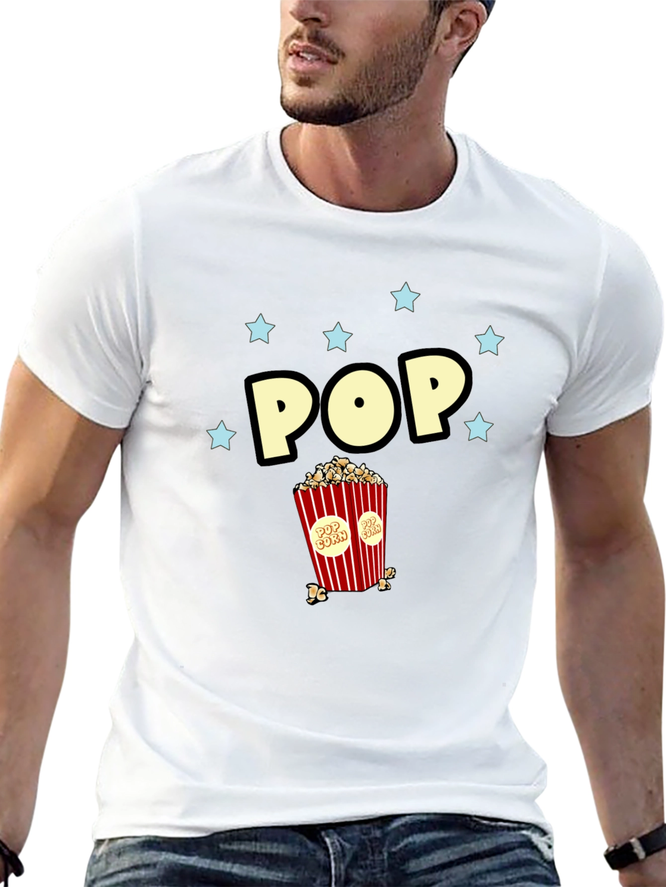 Popcorn Graphic Print T-Shirt