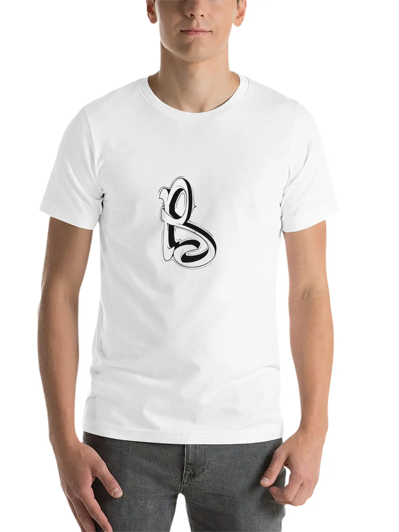 R Graffiti Letters Initial Alphabet Gift Essential Unisex Summer Tee – Soft Cotton Casual Fit