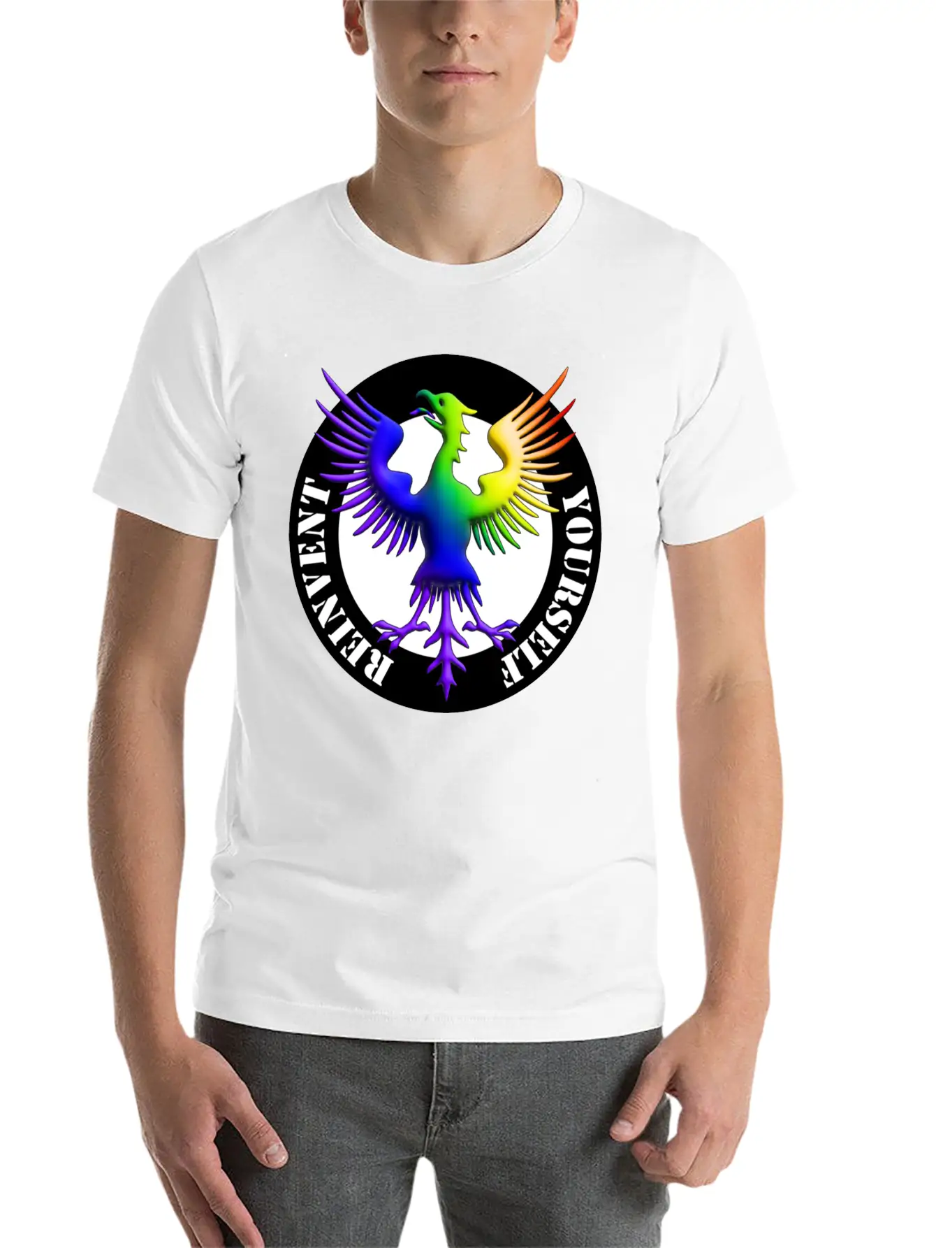 Rainbow Love Unisex Casual T-Shirt – Clean Design For Daily Comfort