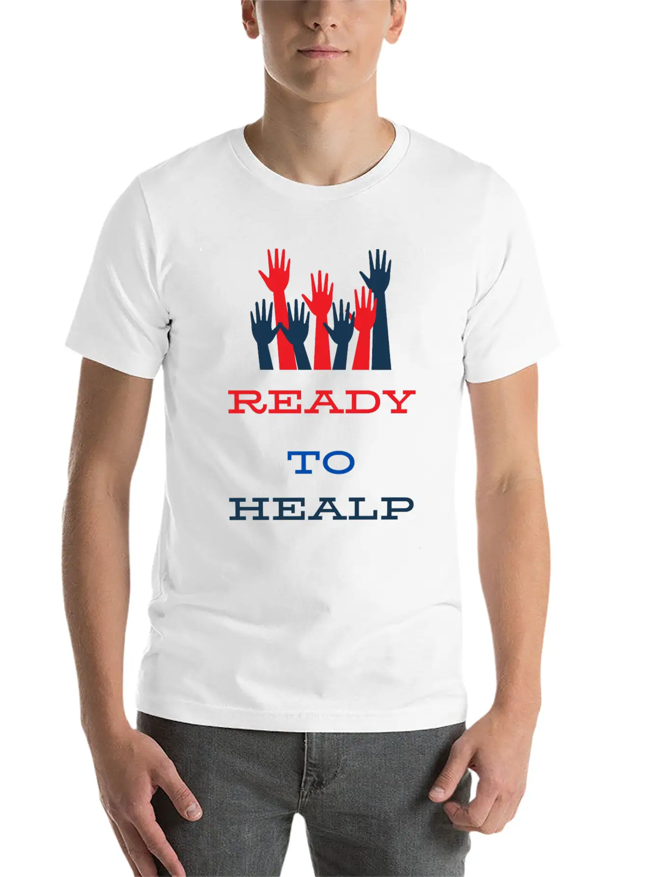 Ready To Healp Essential Unisex Summer Tee – Soft Cotton Casual Fit
