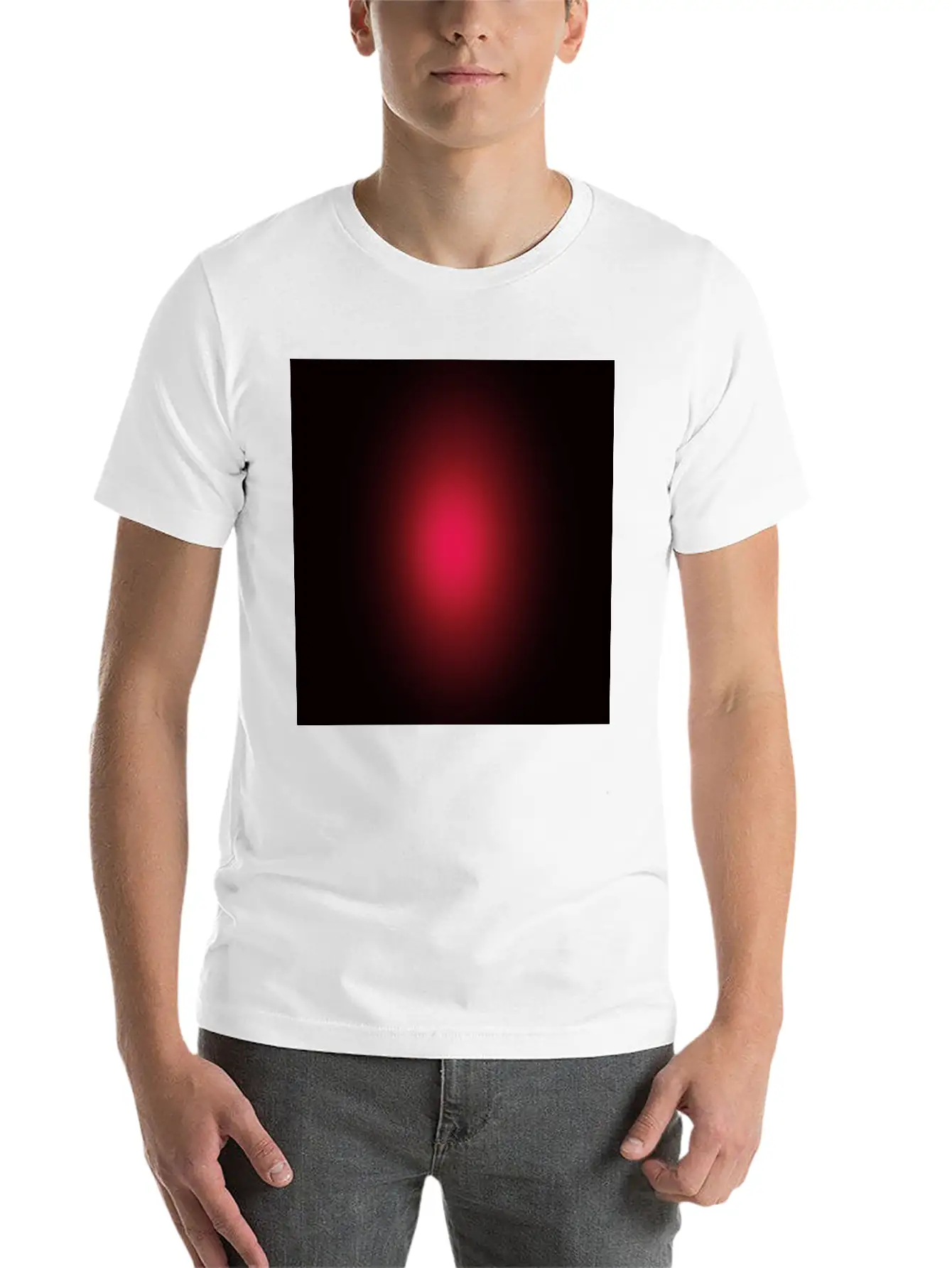 Red Fade Stylish Everyday T-Shirt – Unisex Basic Cotton Tee