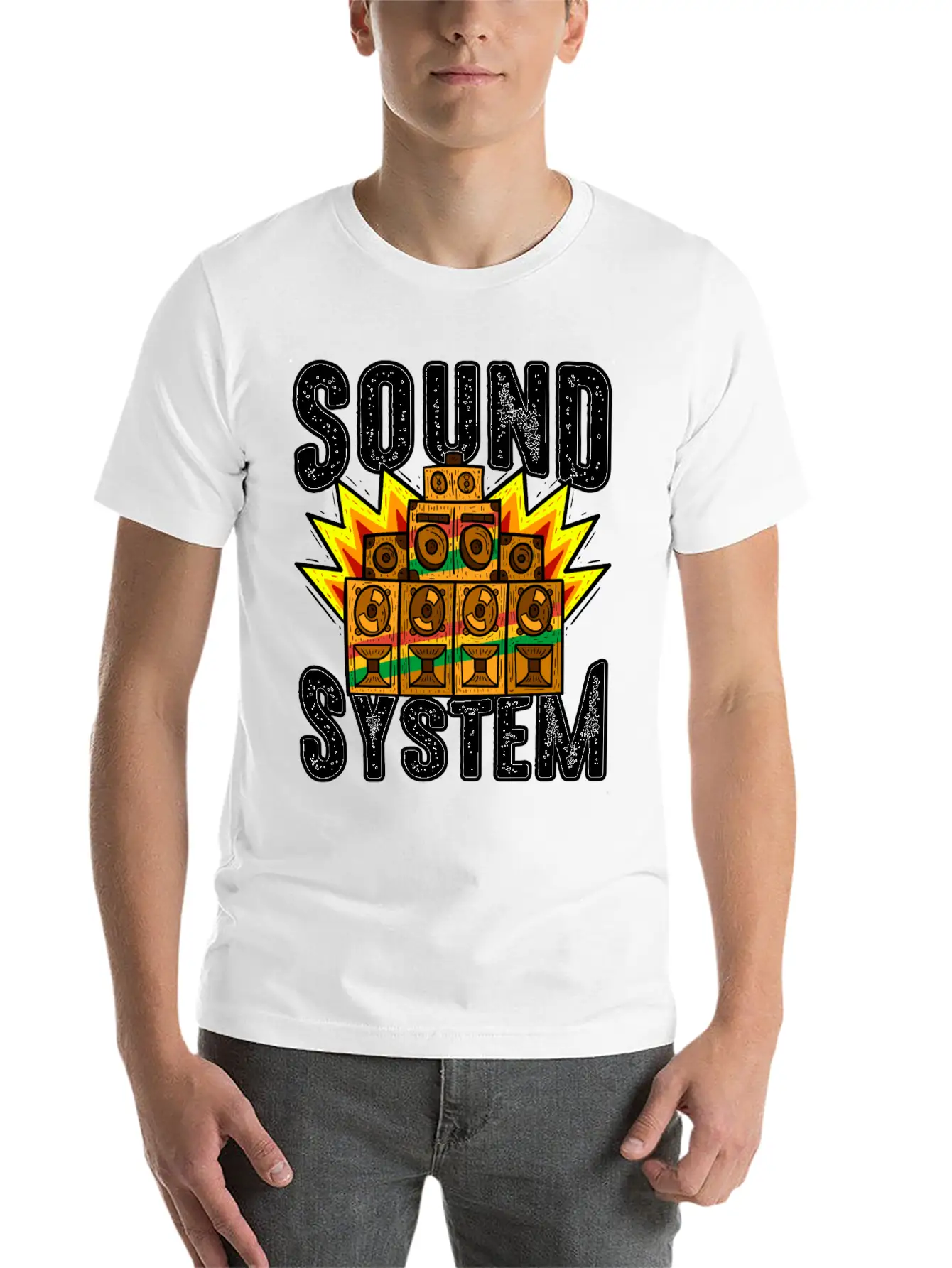 Reggae Soundsystem Dub Timeless Short Sleeve Tee – Comfy And Minimalist Design