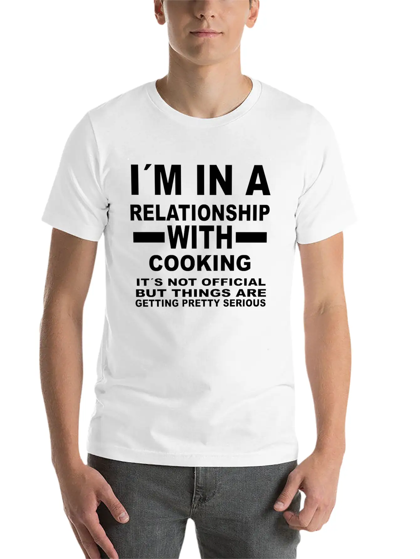 Relationship With COOKING Comfortable Minimalist Graphic Tee – Summer Style Essential
