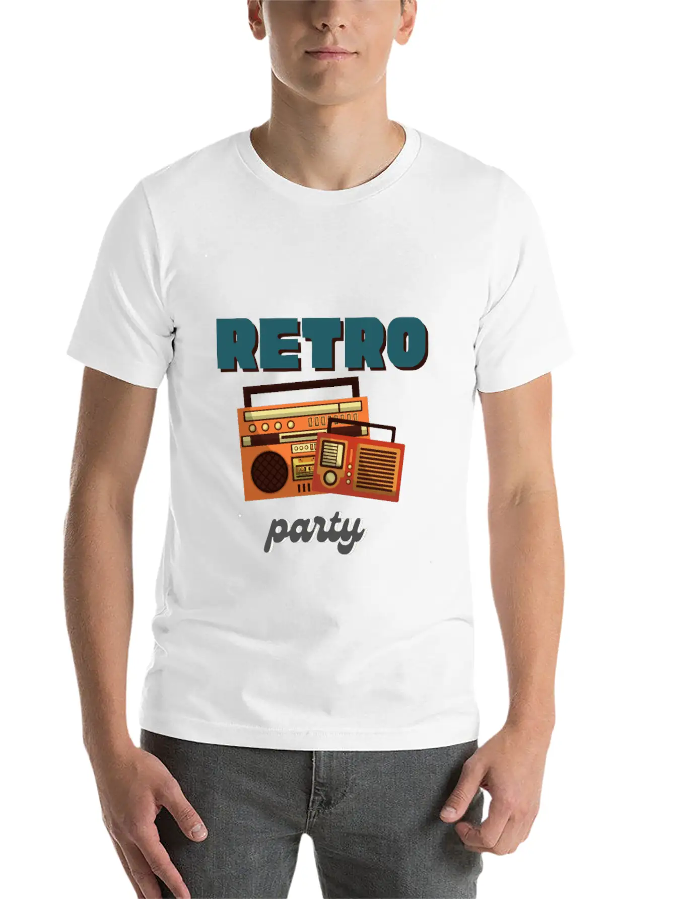 Retro Party Essential Unisex Summer Tee – Soft Cotton Casual Fit