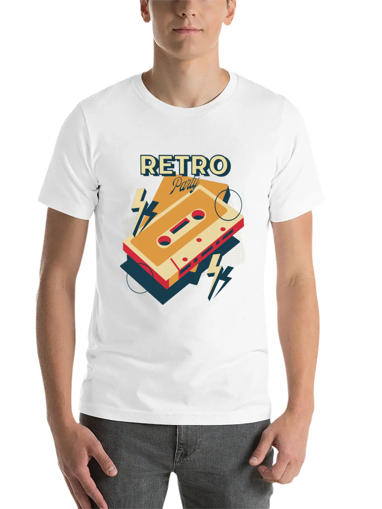 Retro Party Retro Party Disco Cool Art Graphic Col Timeless Short Sleeve Tee – Comfy And Minimalist Design