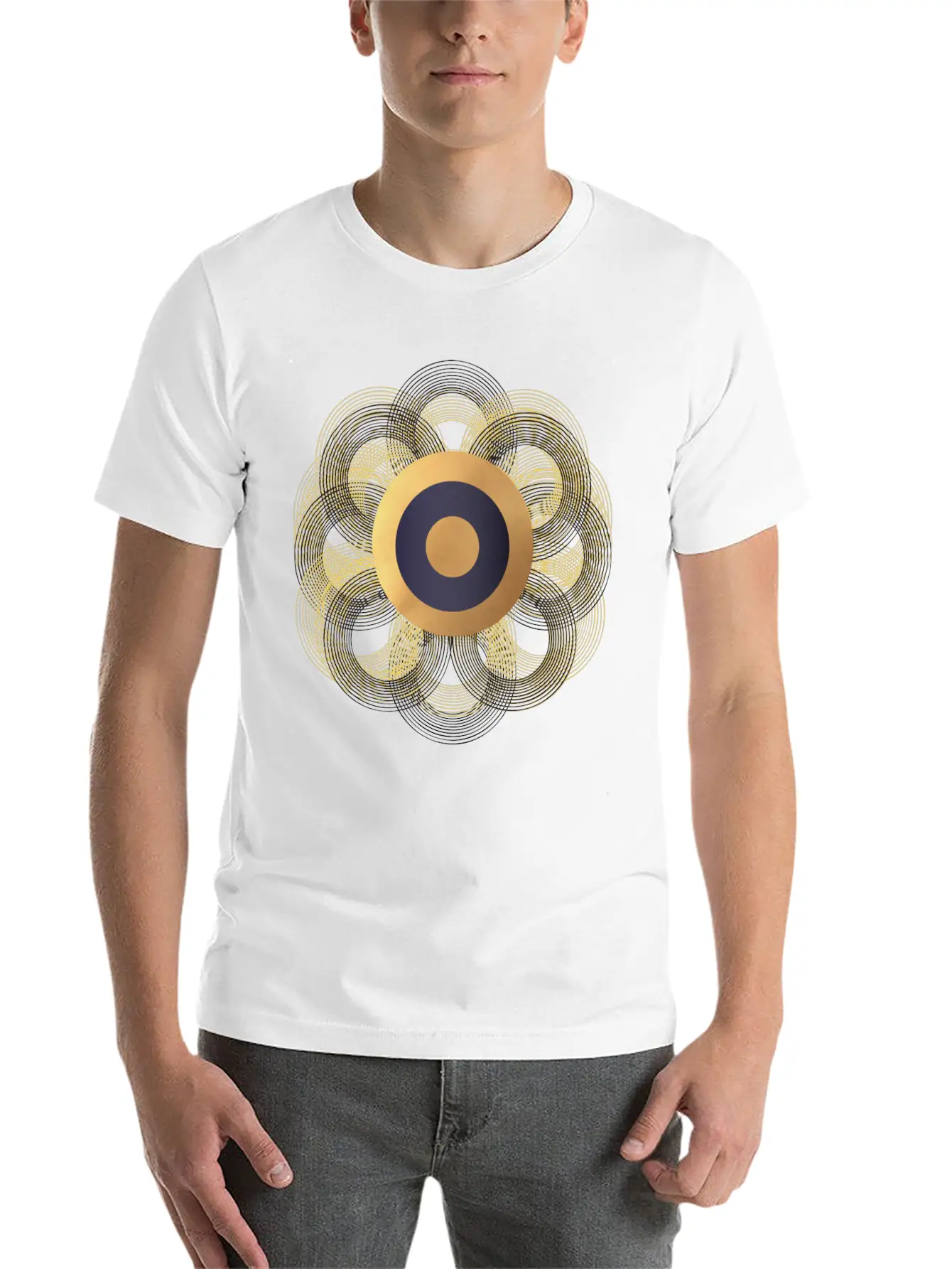 Ring Flower Timeless Short Sleeve Tee – Comfy And Minimalist Design